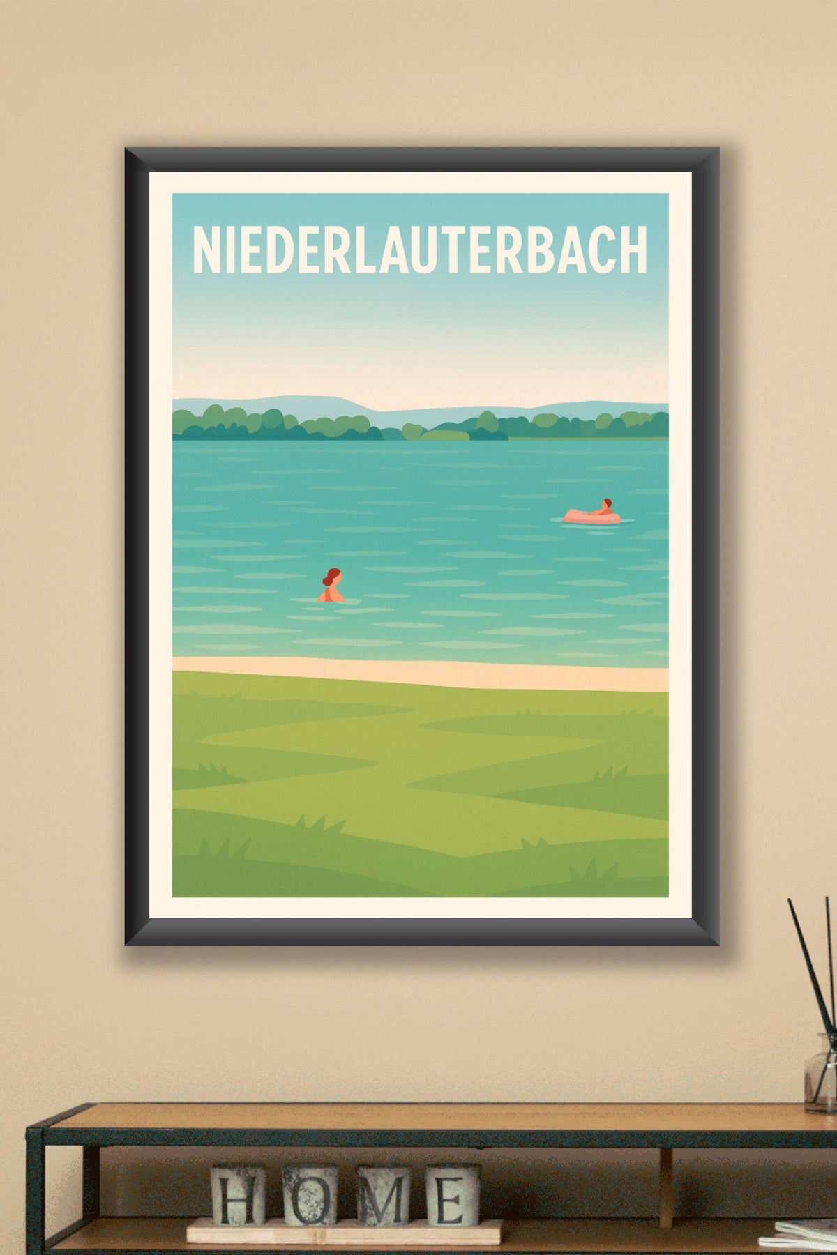 Affiche de Niederlauterbach - Tranquillité au bord de l'eau