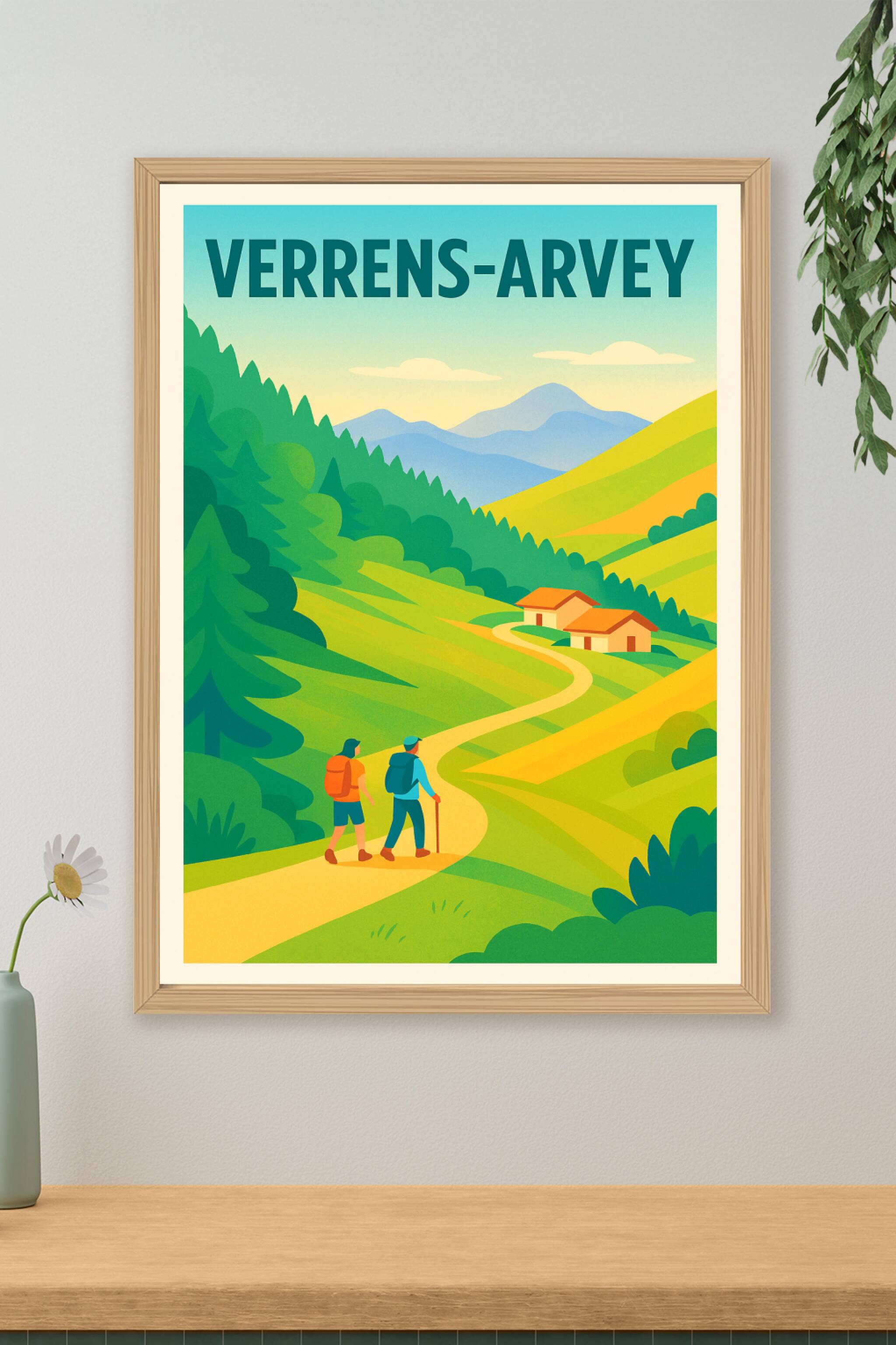 Affiche de Verrens-Arvey - Évasion nature en pleine montagne