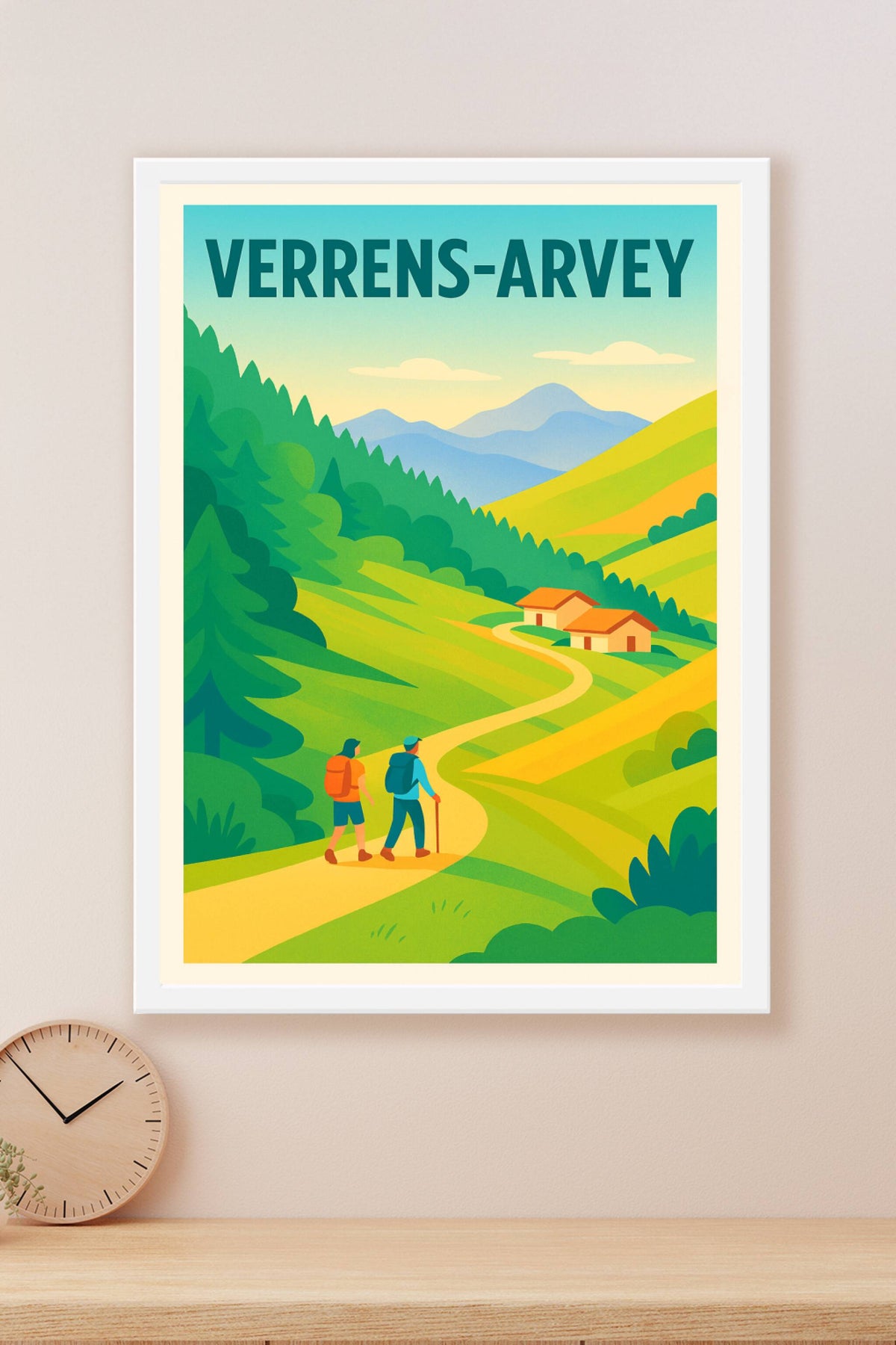 Affiche de Verrens-Arvey - Évasion nature en pleine montagne
