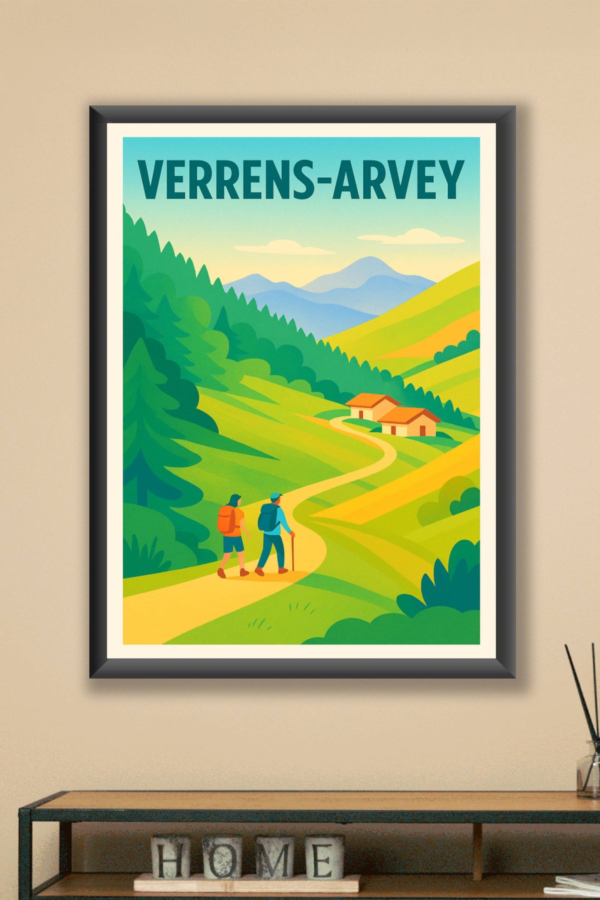 Affiche de Verrens-Arvey - Évasion nature en pleine montagne