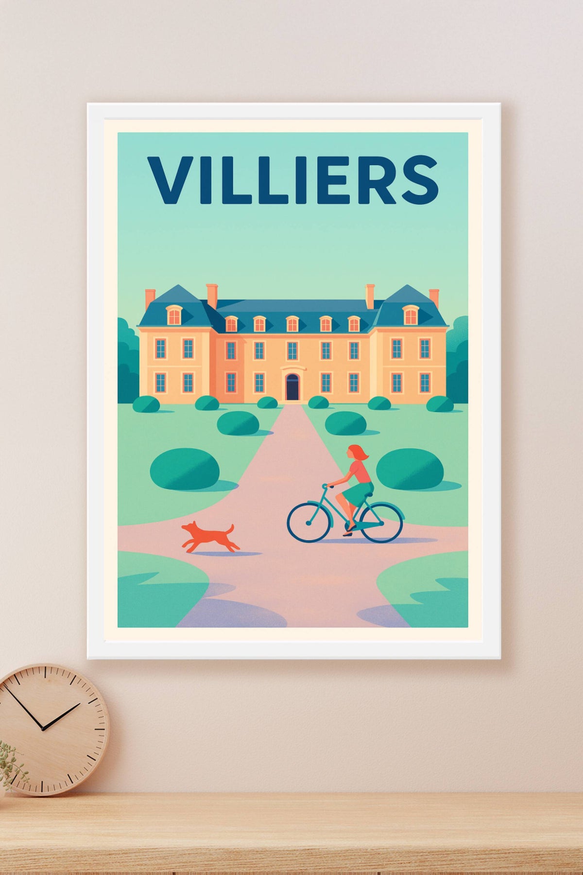 Affiche de Villiers - Charme bucolique et douceur de vivre