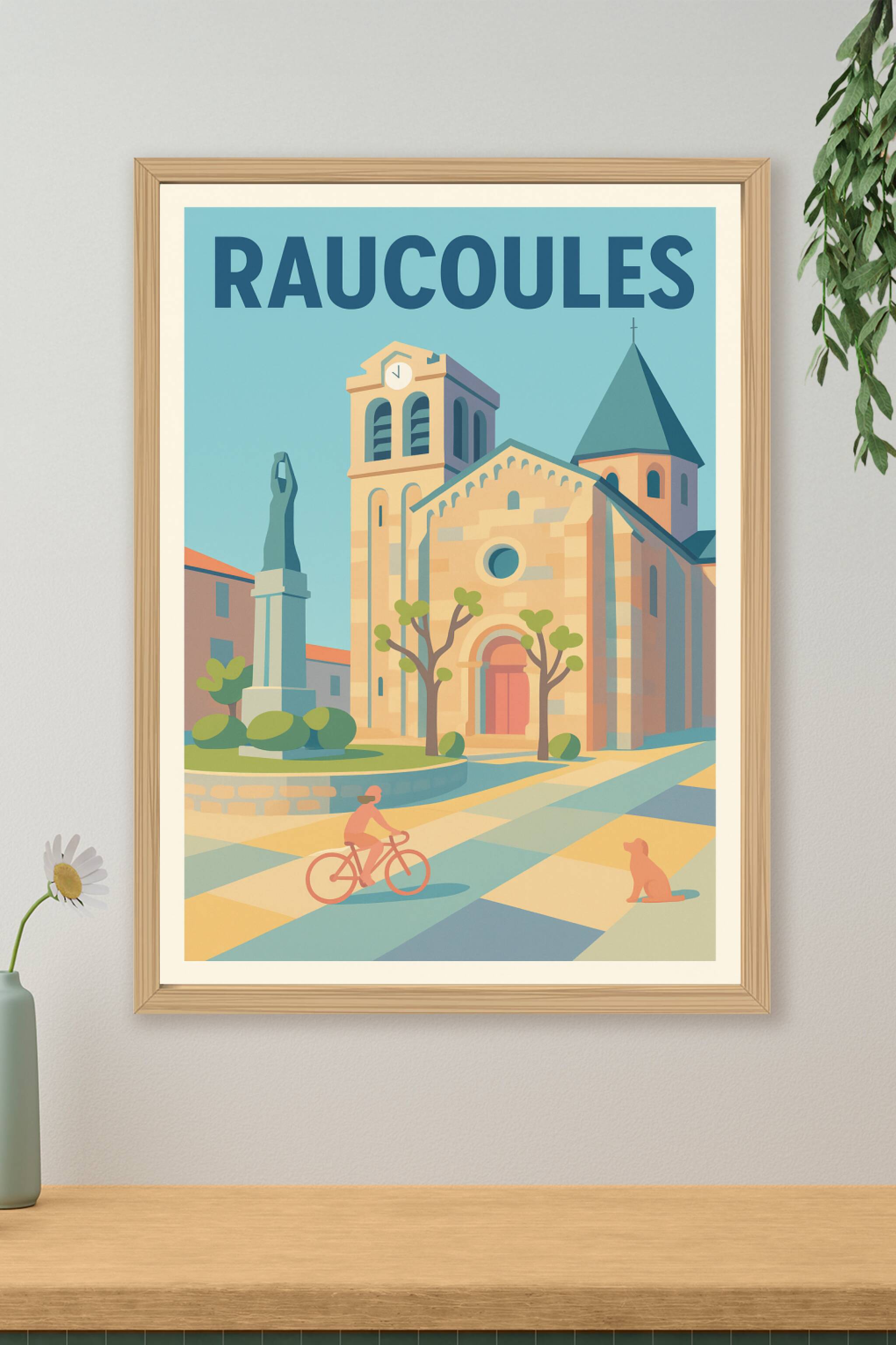 Affiche de Raucoules - Charme et sérénité au cœur du village