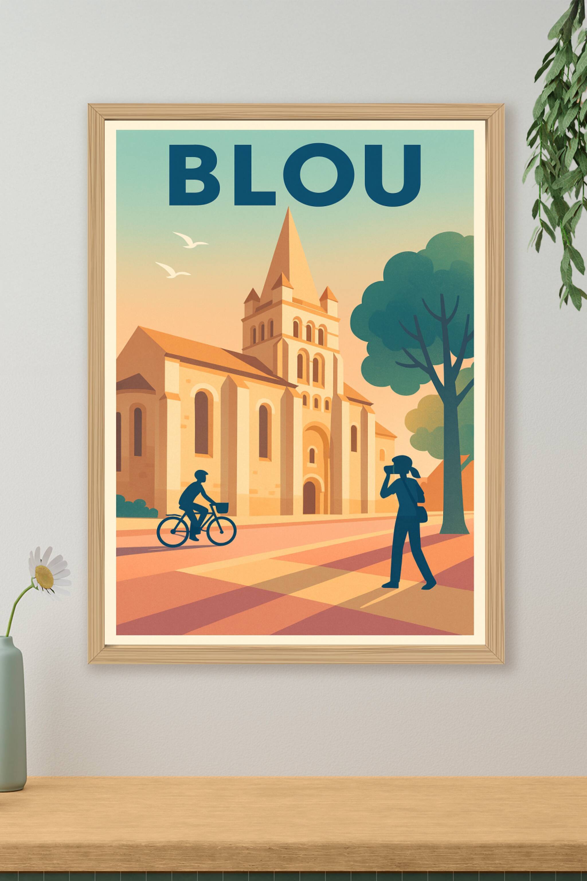 Affiche de Blou - Charme et Sérénité au Cœur du Patrimoine