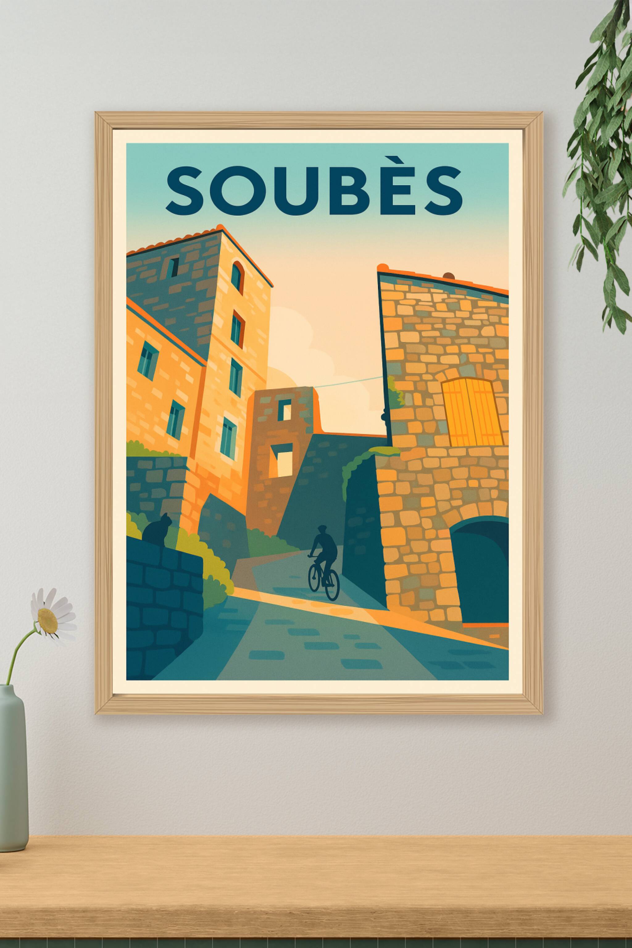 Affiche de Soubès - Charme et Sérénité Méditerranéenne