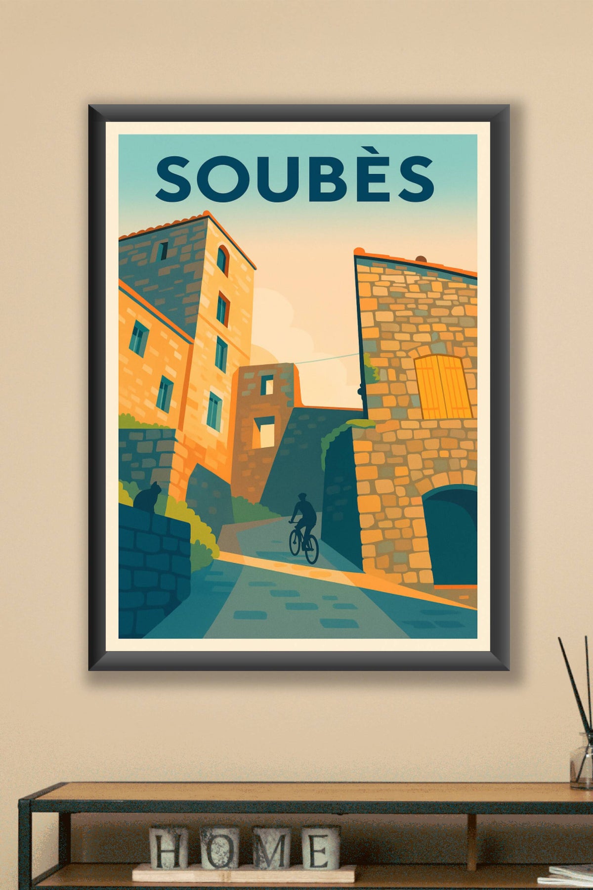 Affiche de Soubès - Charme et Sérénité Méditerranéenne