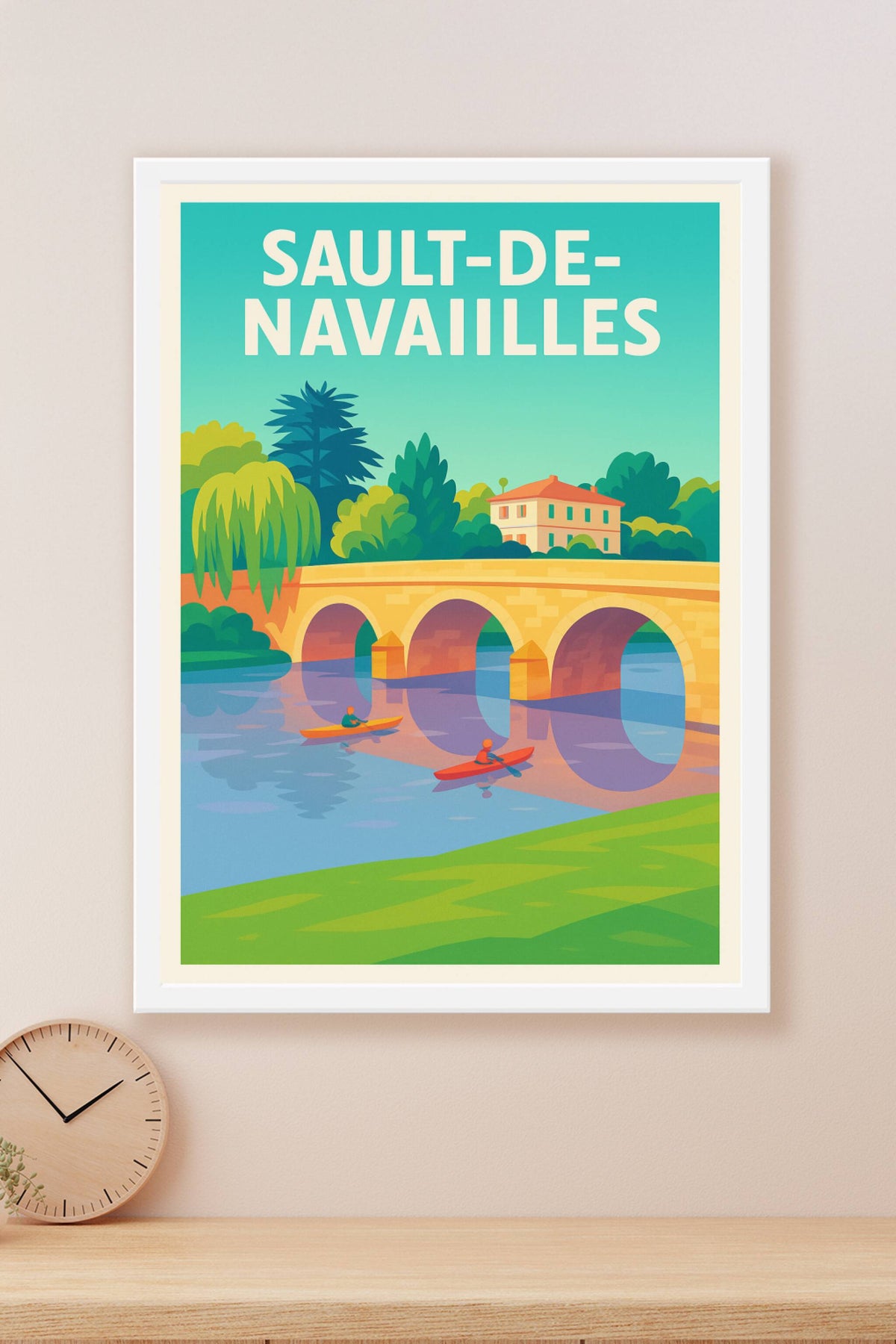 Affiche de Sault-de-Navailles - Charme et Sérénité sur l'eau