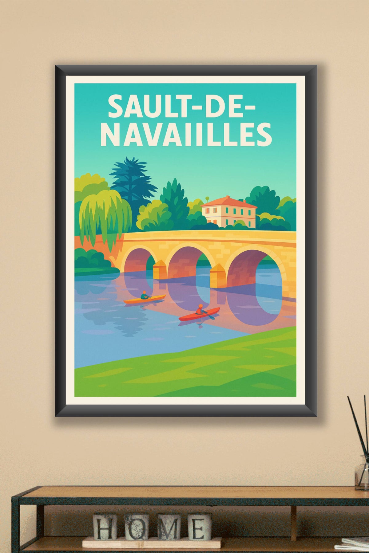 Affiche de Sault-de-Navailles - Charme et Sérénité sur l'eau