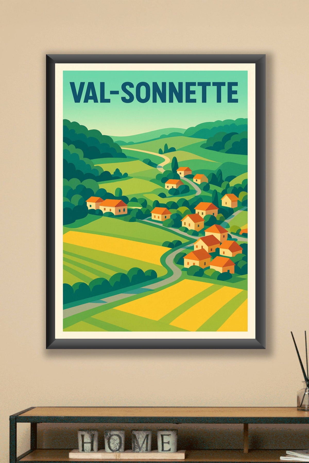 Affiche de Val-Sonnette - Évasion champêtre et sérénité