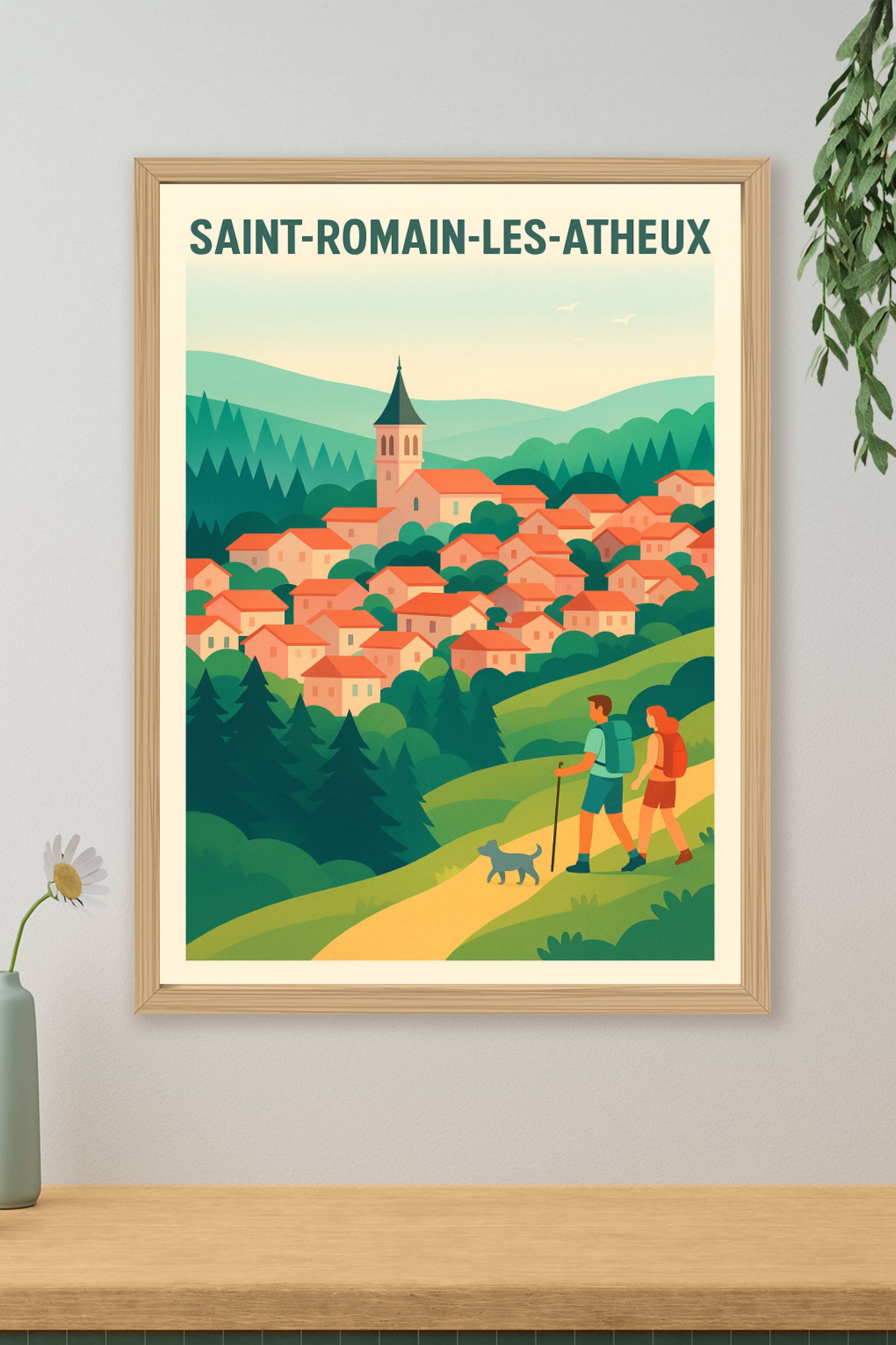 Affiche de Saint-Romain-les-Atheux - L'escapade nature au cœur des monts