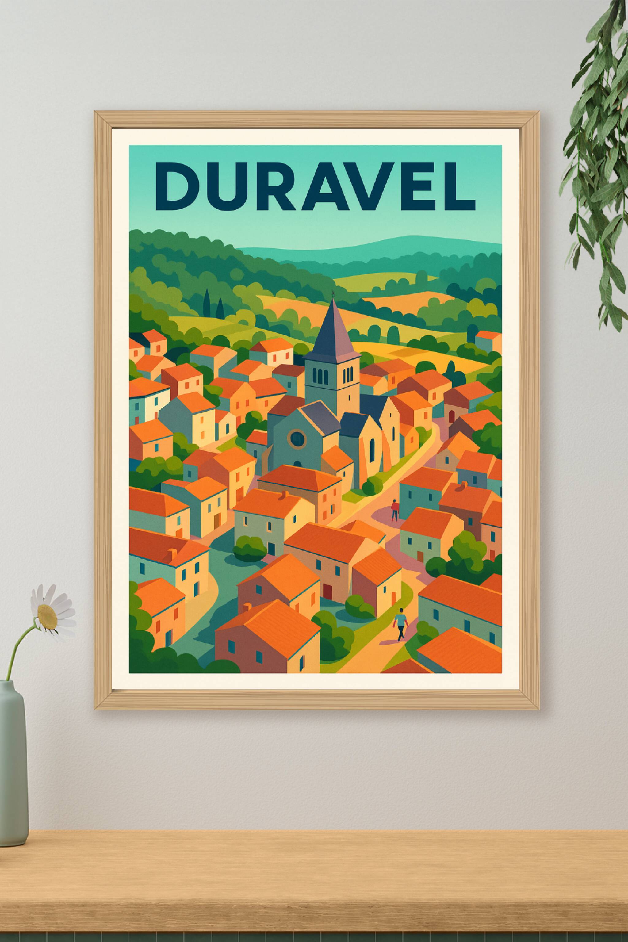 Affiche de Duravel - Charme et douceur de la campagne française