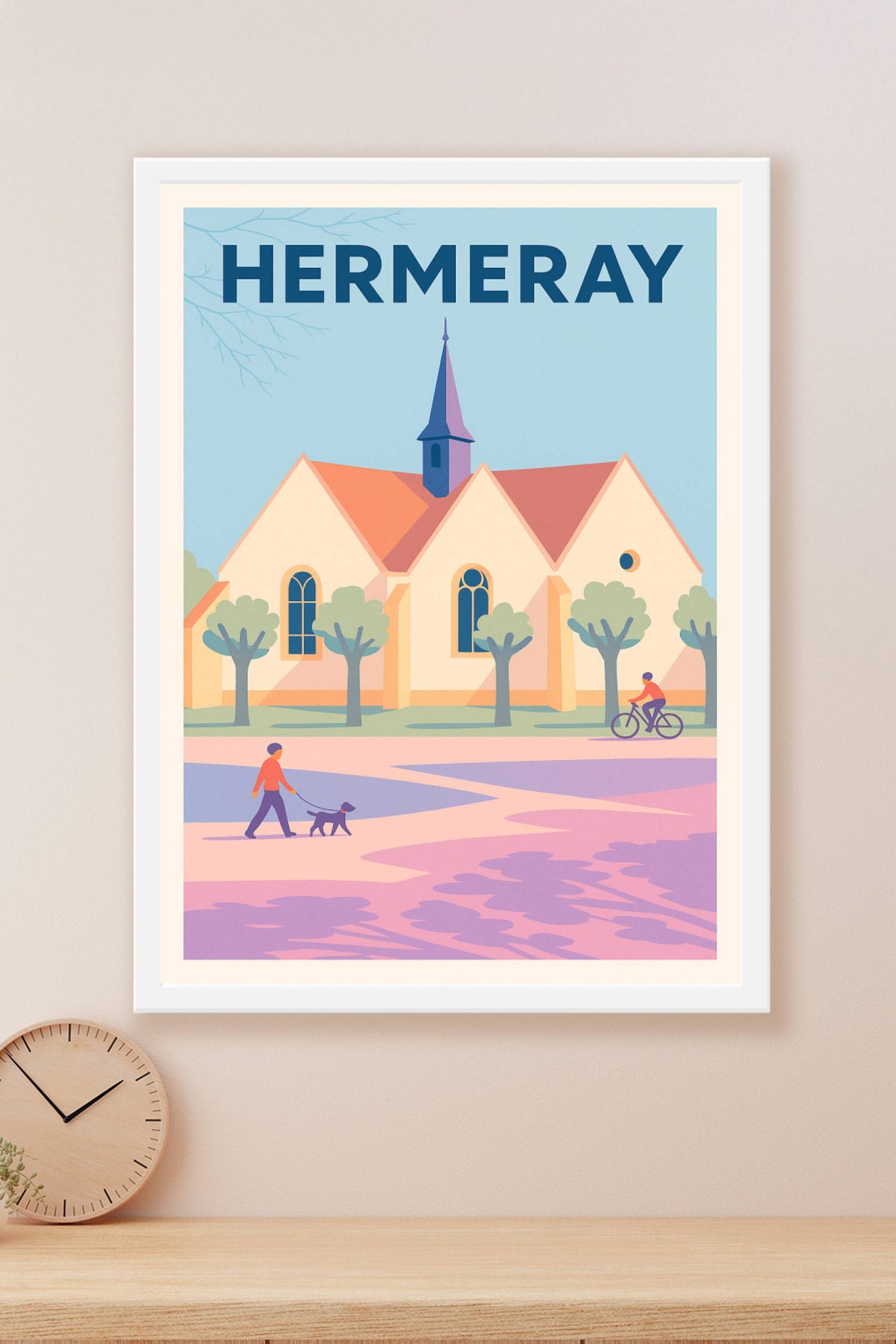 Affiche de Hermeray - Charme bucolique et sérénité villageoise