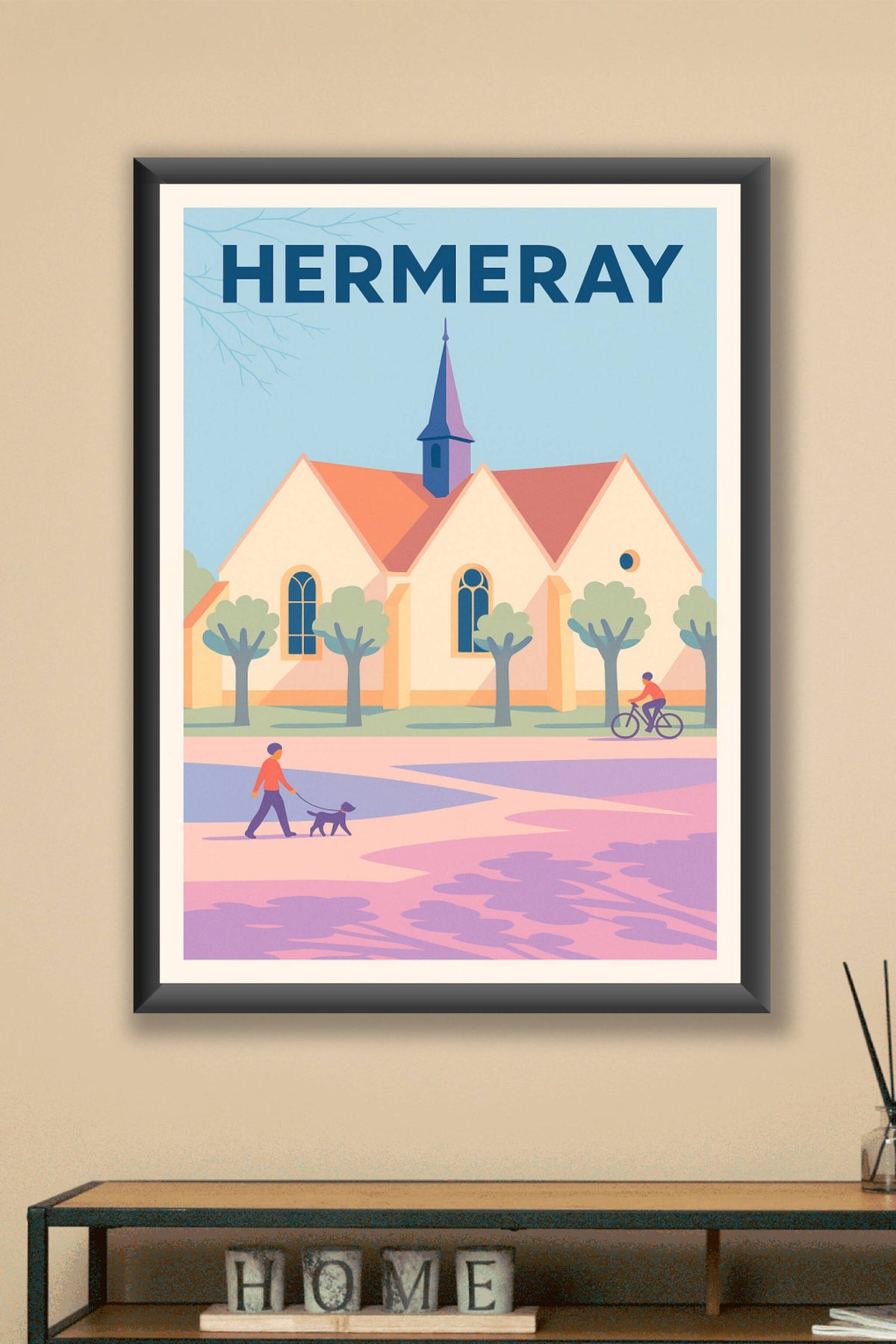 Affiche de Hermeray - Charme bucolique et sérénité villageoise