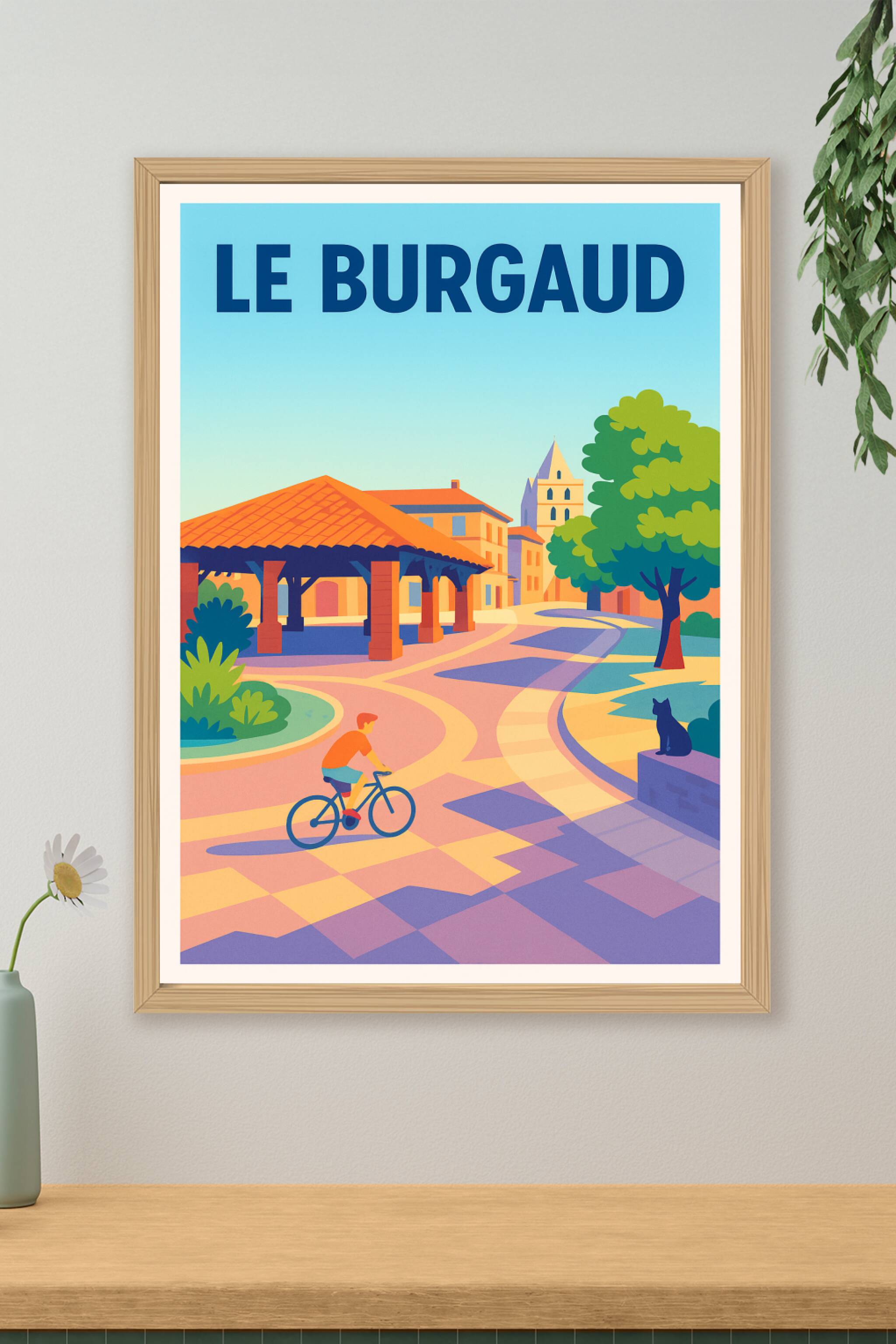 Affiche de Le Burgaud - Un havre de paix à vélo
