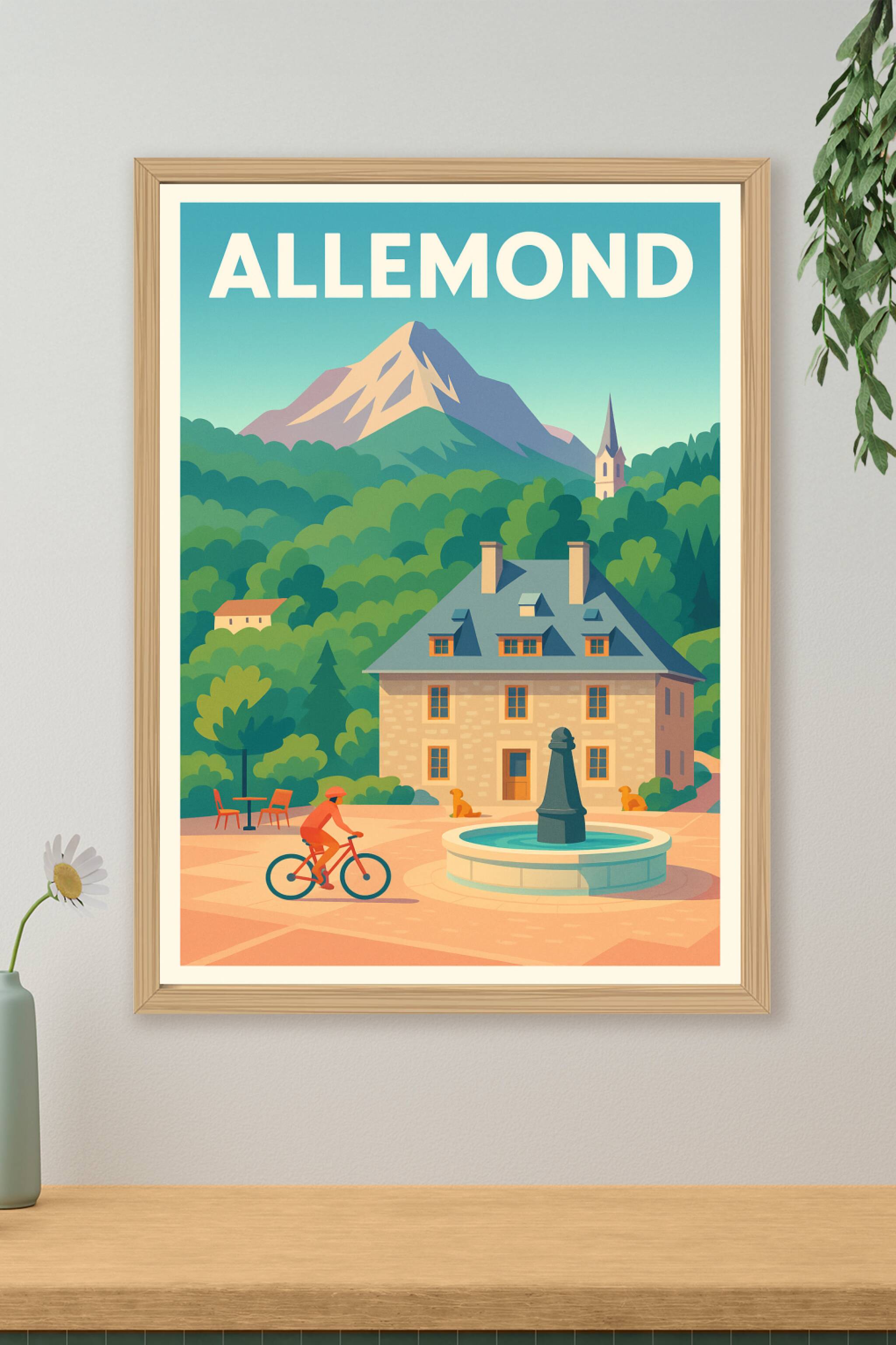Affiche de Allemond - Charme et nature au cœur des Alpes