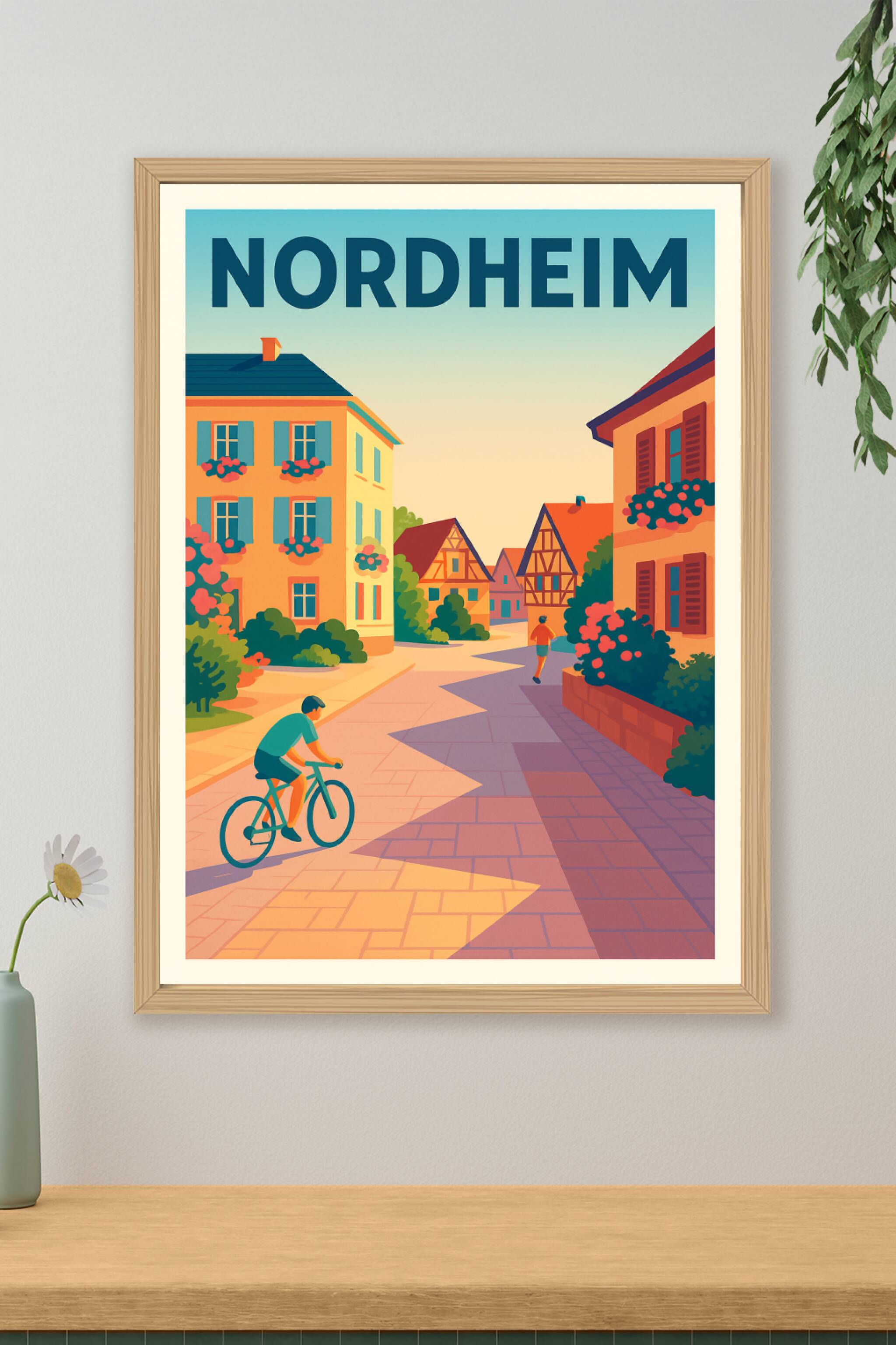Affiche de Nordheim - Charme et sérénité au cœur de l'Alsace