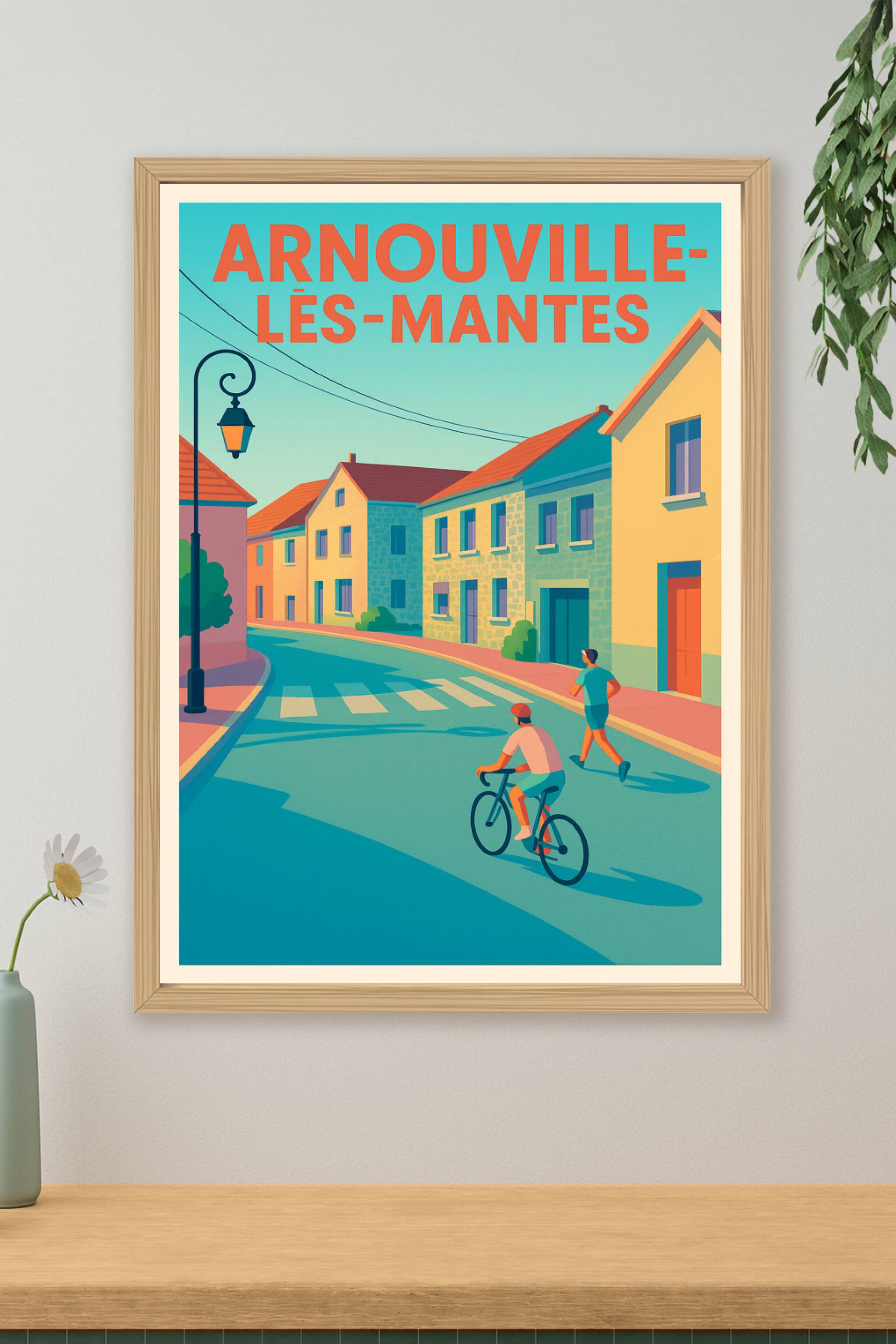 Affiche de Arnouville-lès-Mantes - Charme tranquille et dynamique