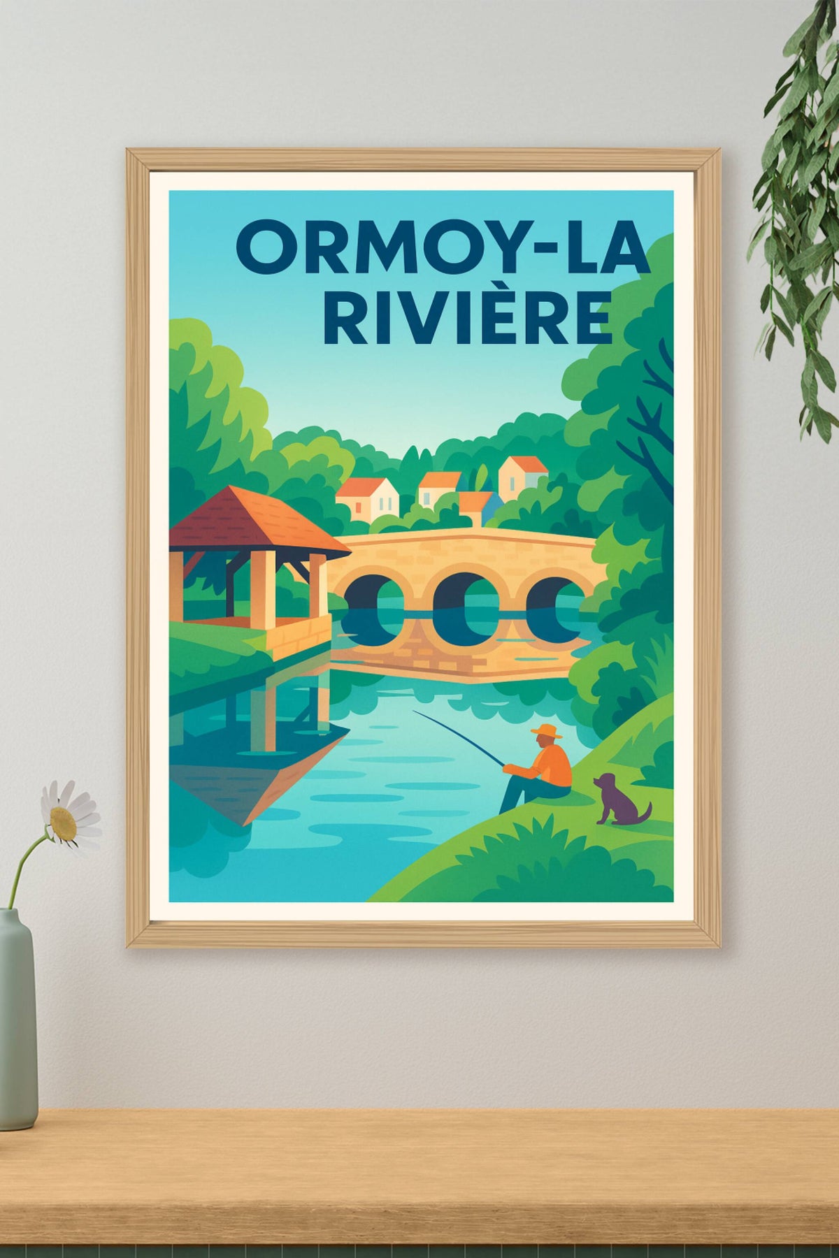 Affiche de Ormoy-la-Rivière - Sérénité au fil de l'eau