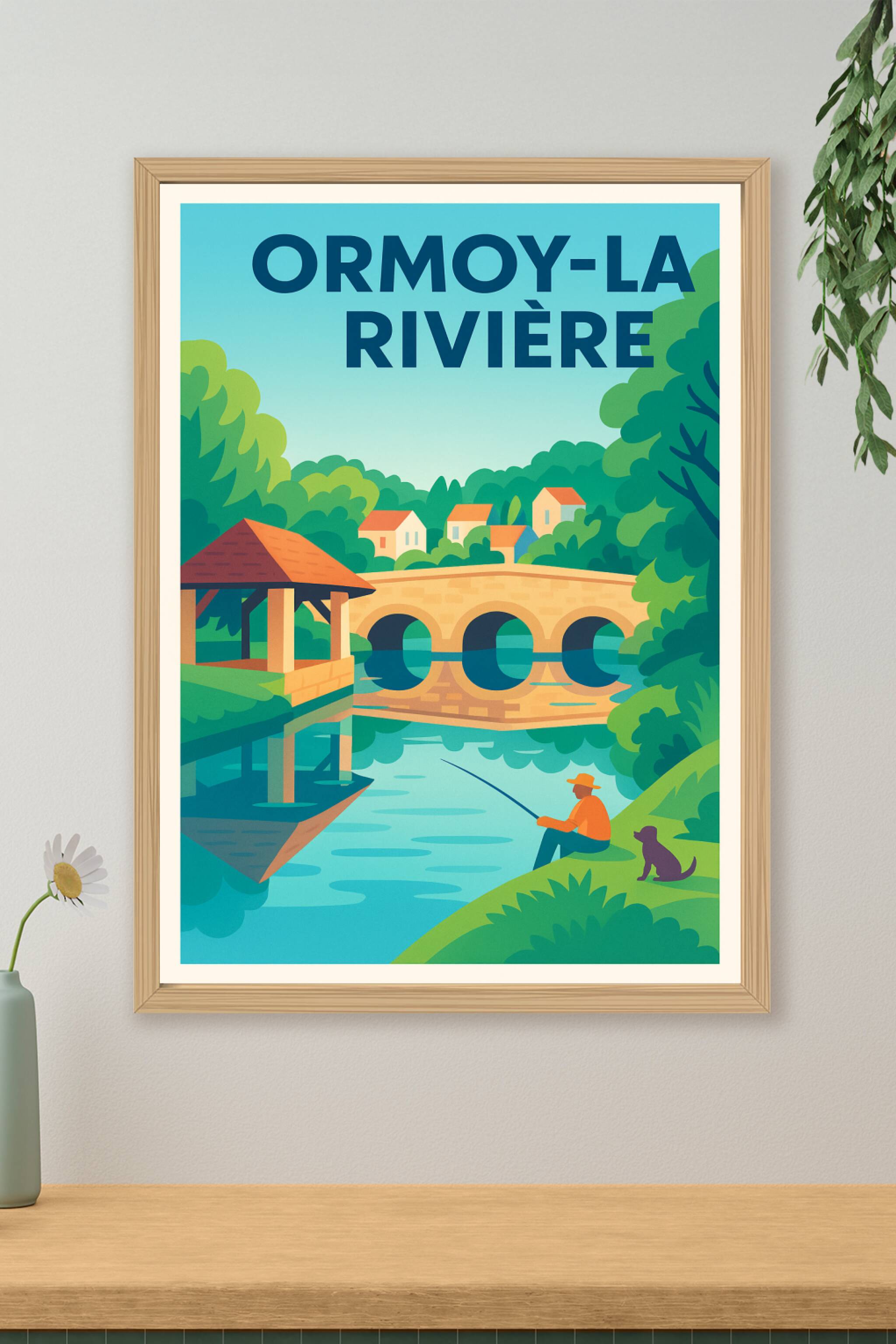 Affiche de Ormoy-la-Rivière - Sérénité au fil de l'eau