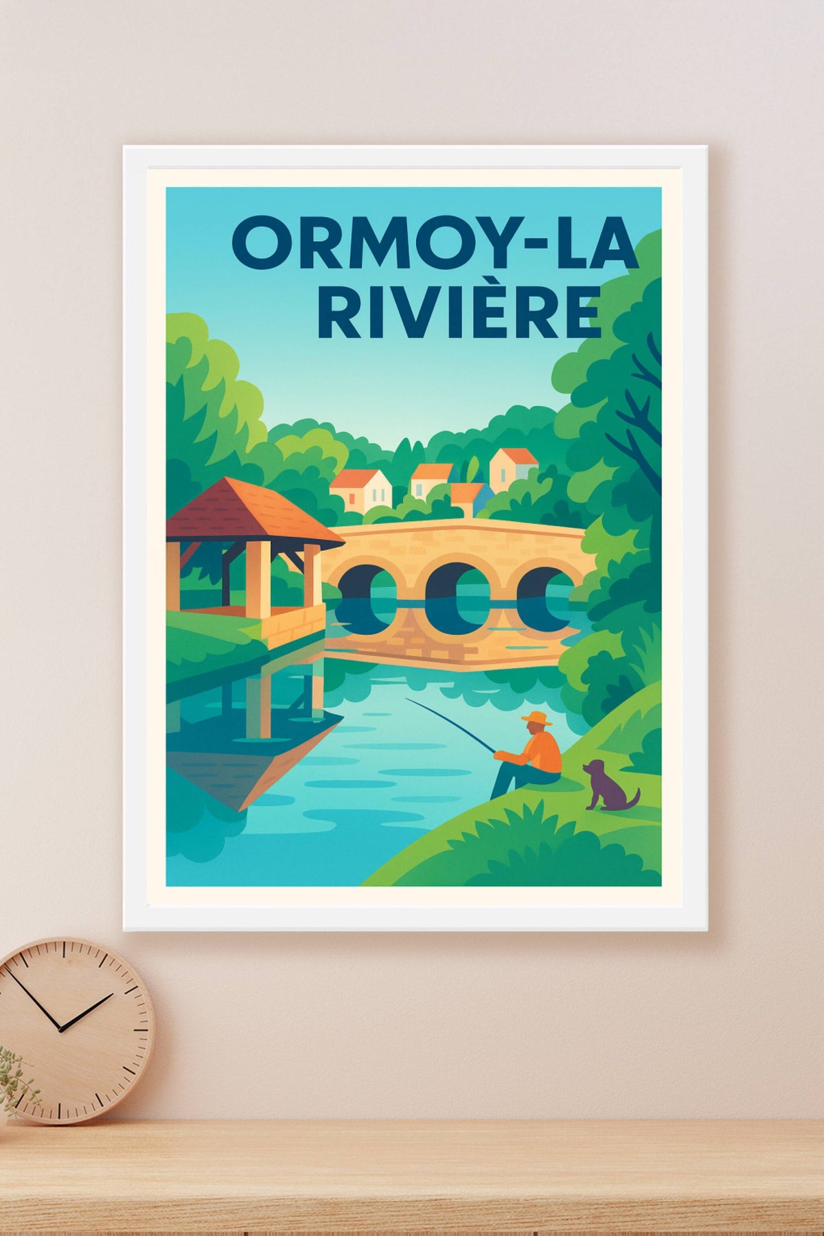 Affiche de Ormoy-la-Rivière - Sérénité au fil de l'eau