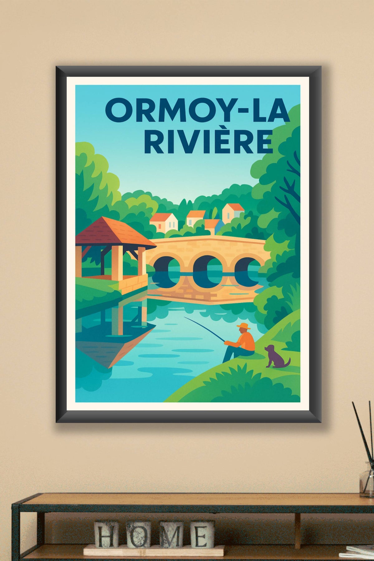 Affiche de Ormoy-la-Rivière - Sérénité au fil de l'eau