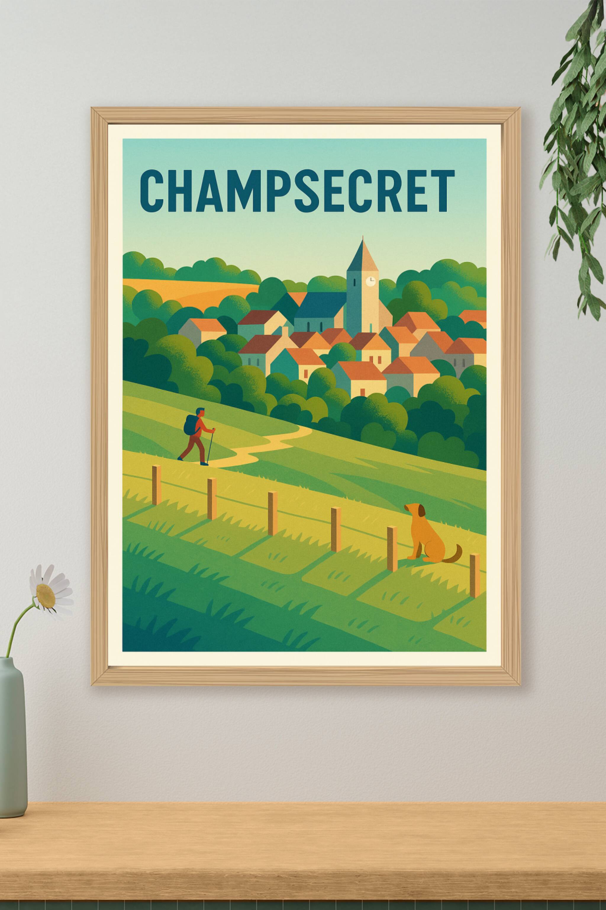 Affiche de Champsecret - Charme et Sérénité en Nature