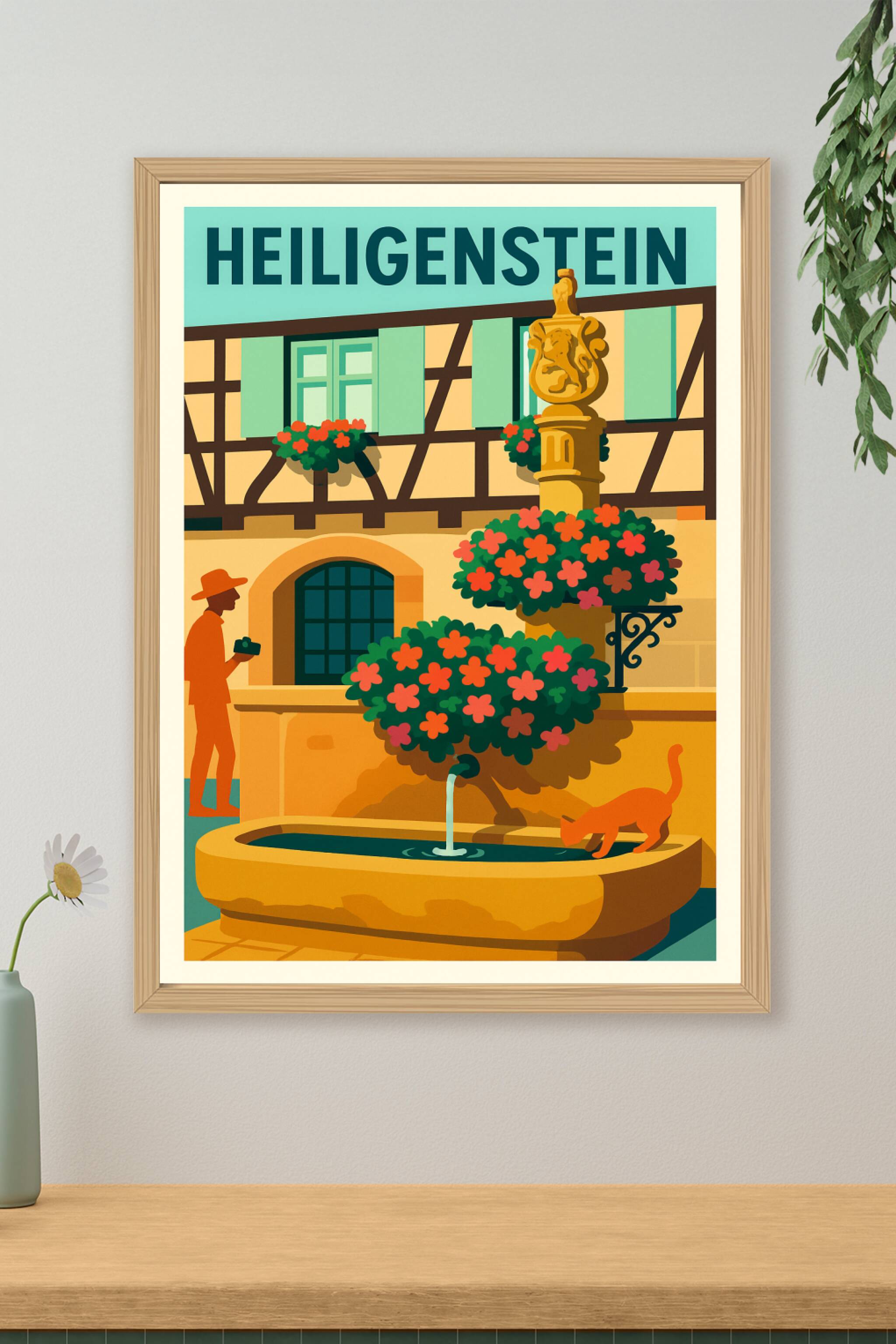 Affiche de Heiligenstein - Charme et sérénité au cœur de l'Alsace