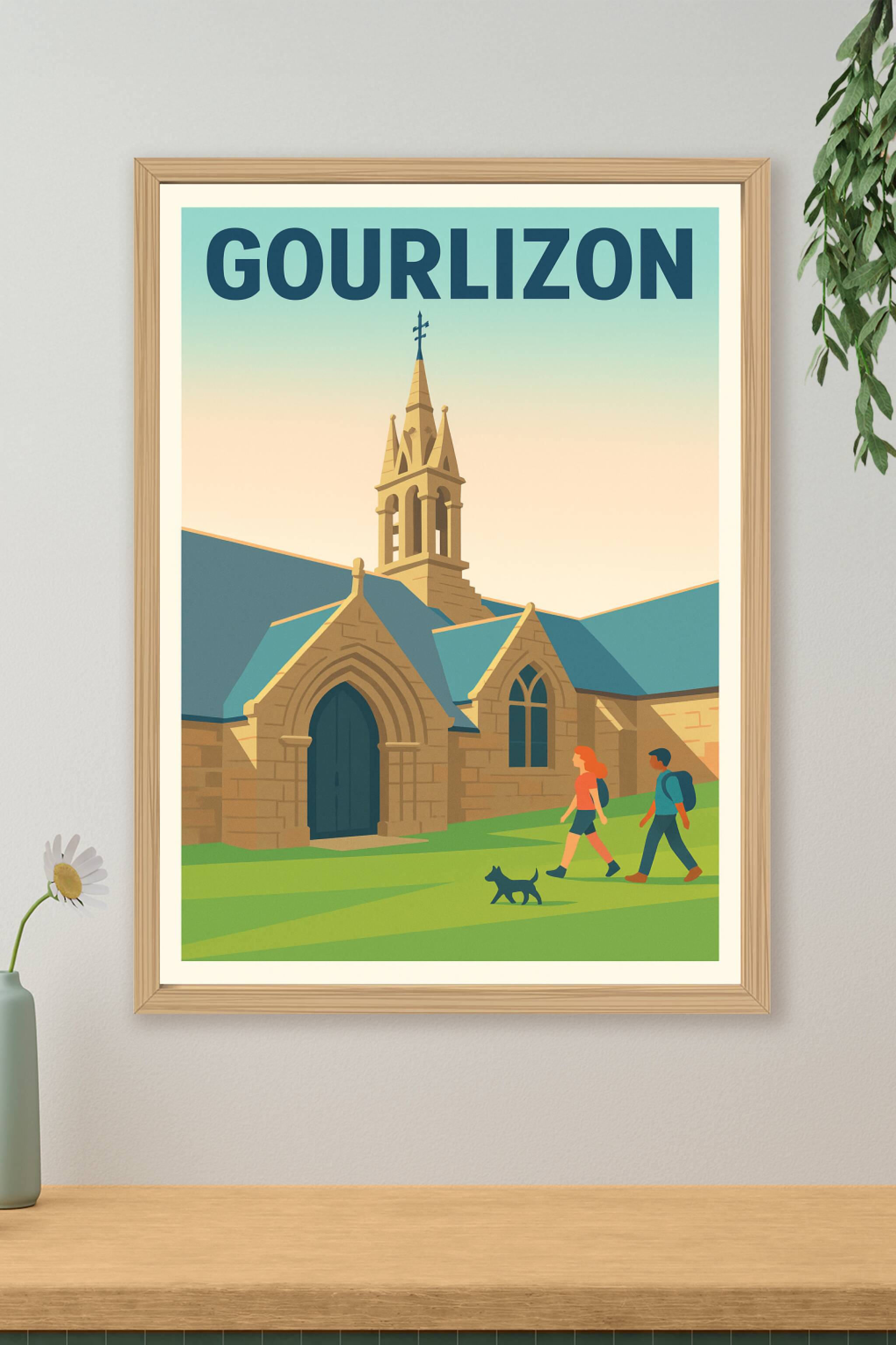 Affiche de Gourlizon - Charme et sérénité en balade