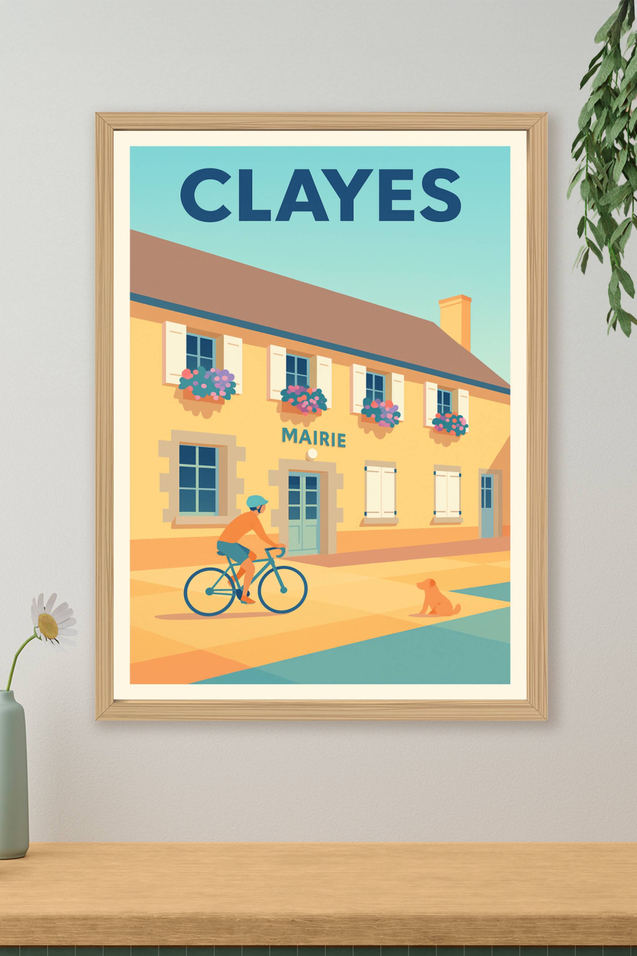Affiche de Clayes - Douceur et charme villageois