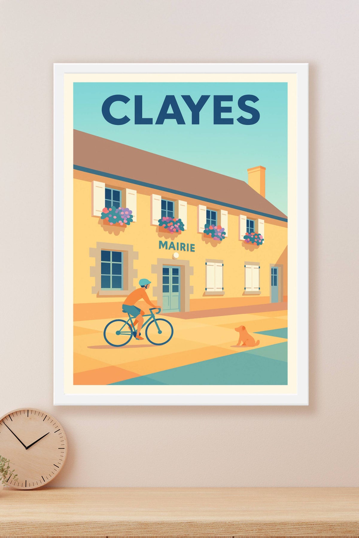 Affiche de Clayes - Douceur et charme villageois