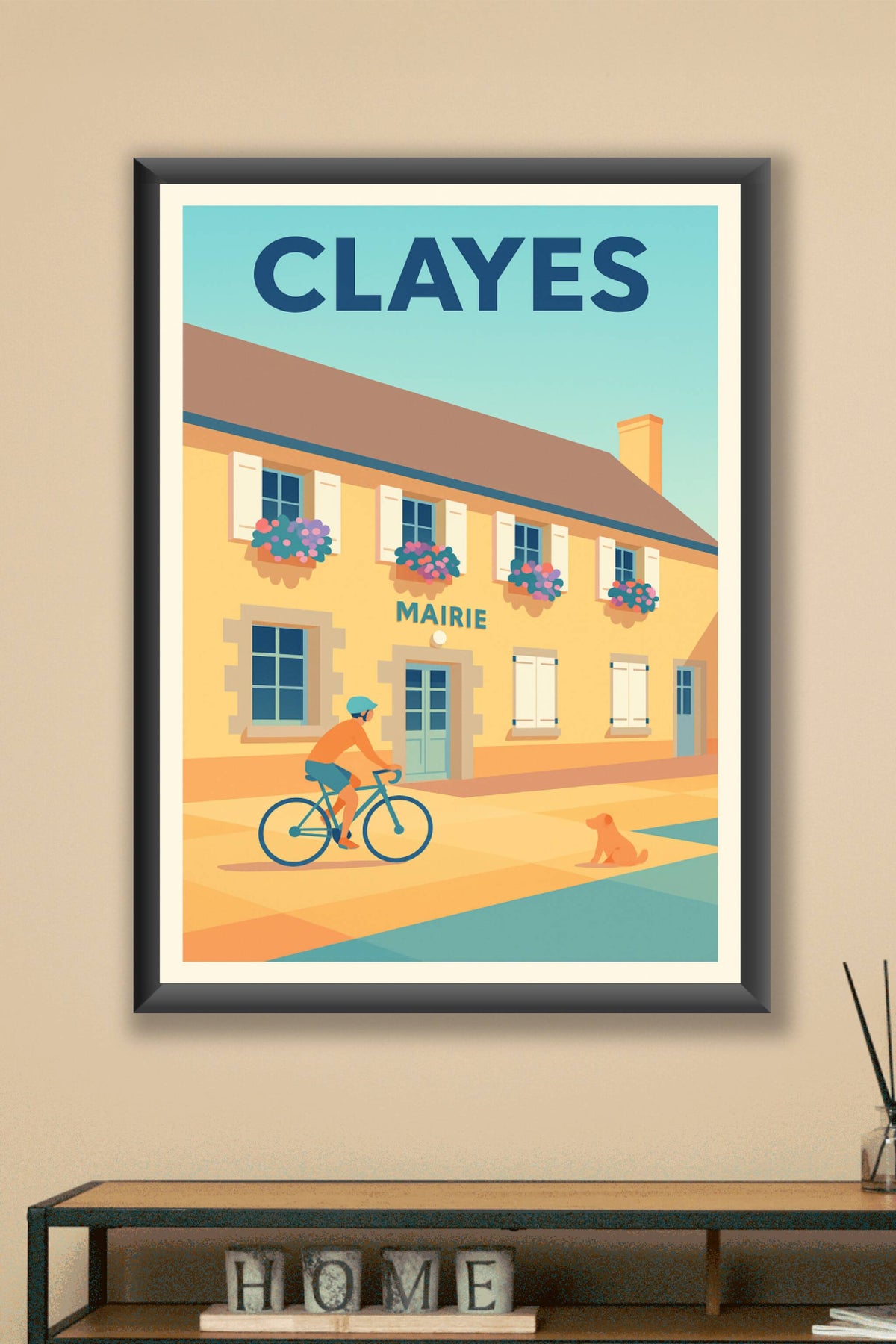 Affiche de Clayes - Douceur et charme villageois