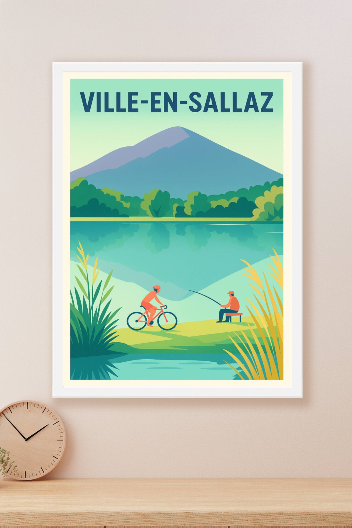 Affiche de Ville-en-Sallaz - Sérénité au bord de l'eau