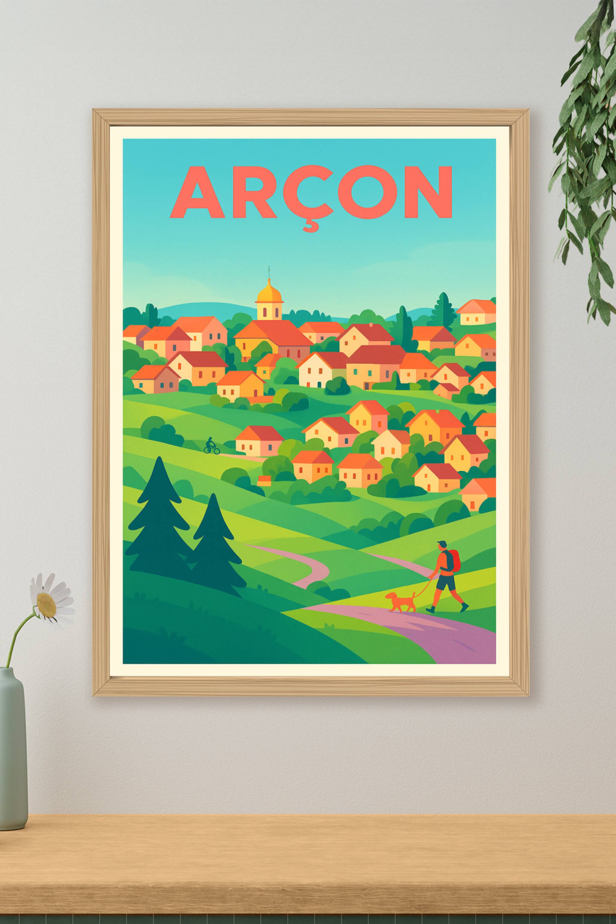 Affiche de Arçon - Charme bucolique au cœur de la nature