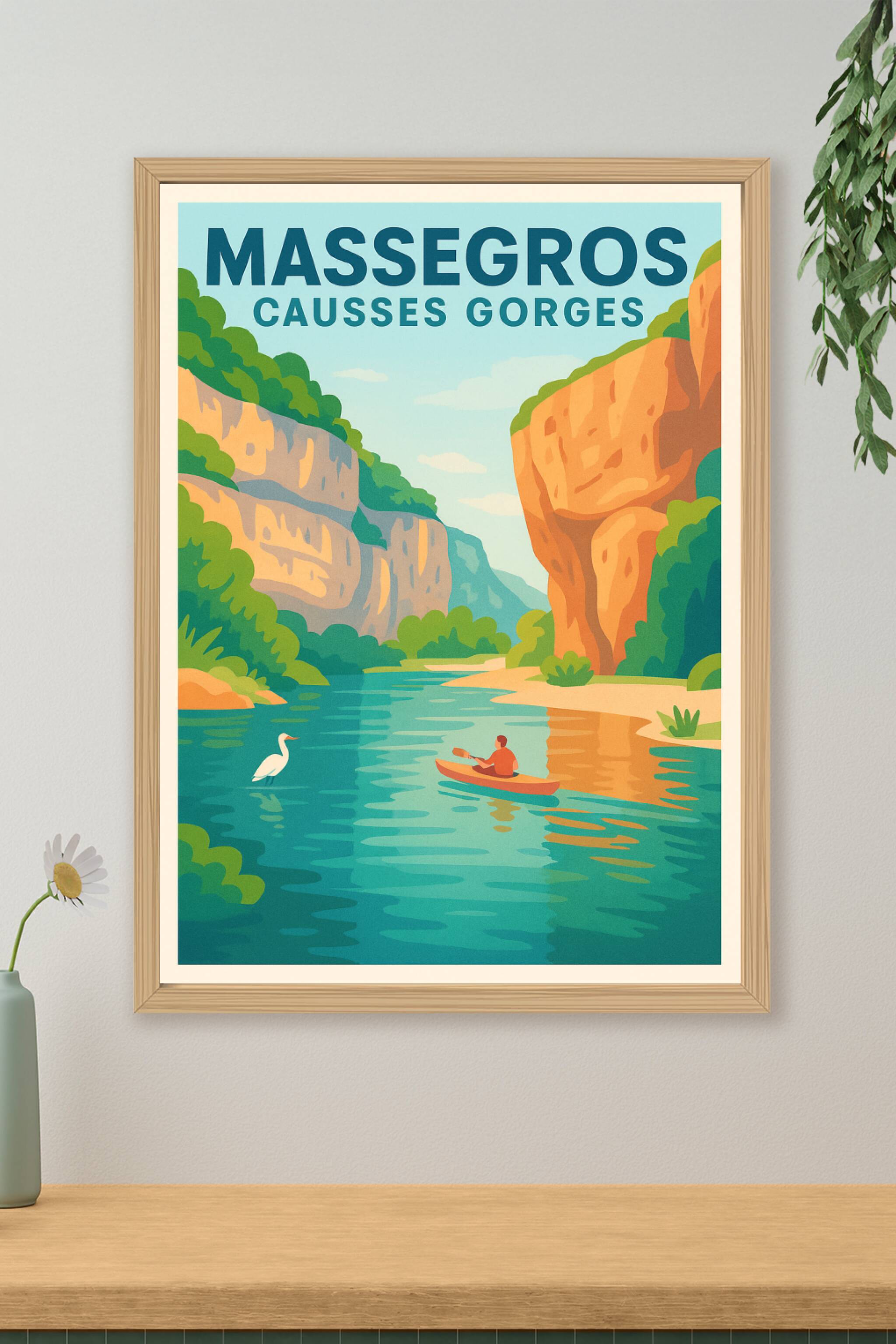 Affiche de Massegros Causses Gorges - Évasion au cœur des paysages naturels