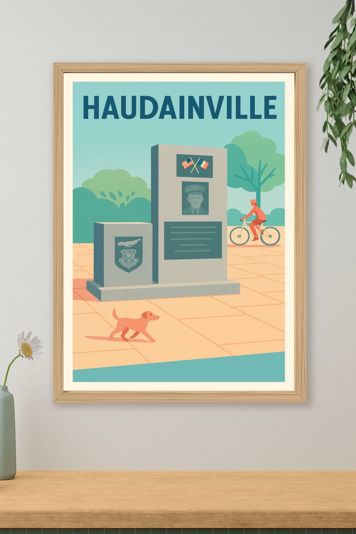 Affiche de Haudainville - Hommage et douceur au cœur de la ville