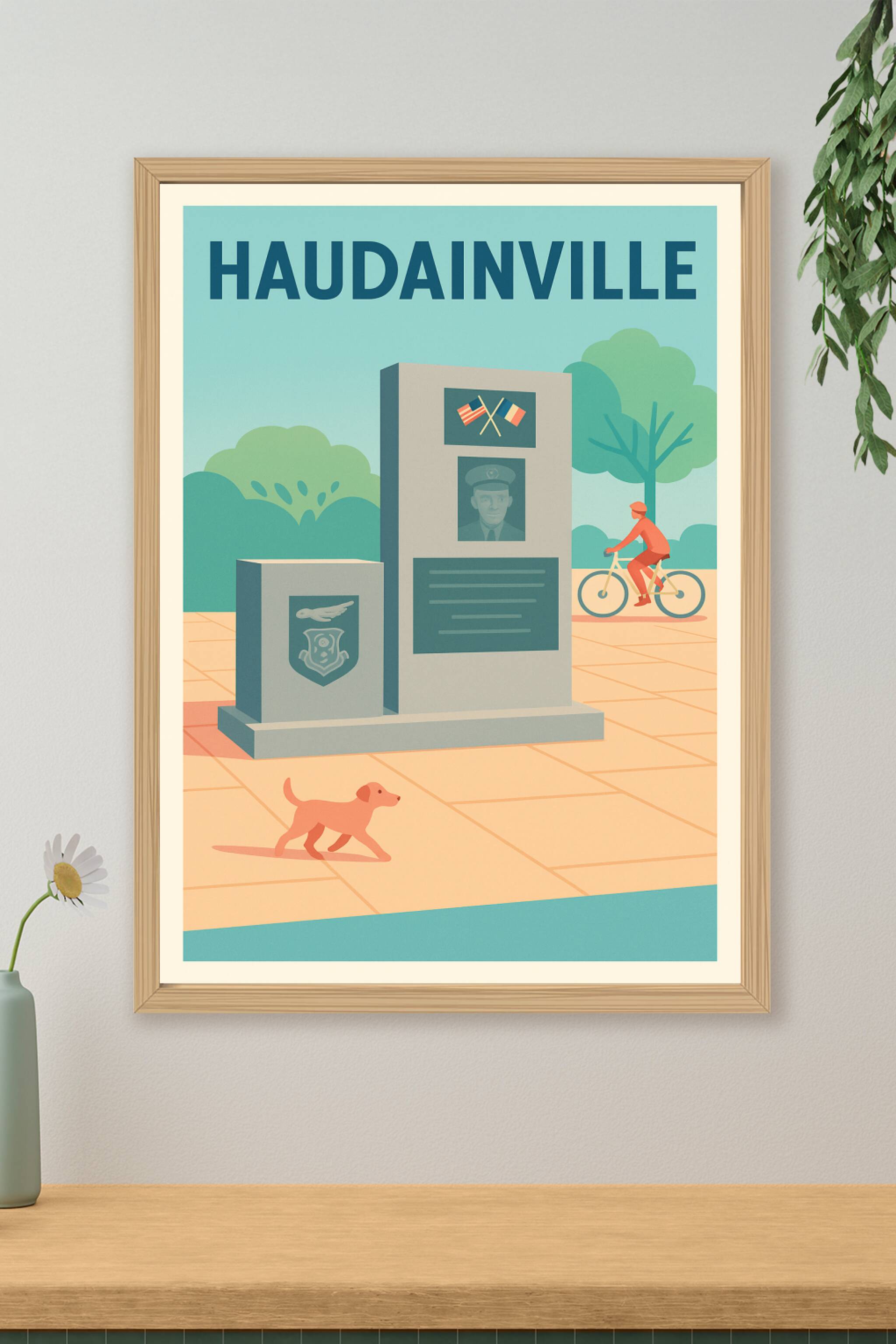 Affiche de Haudainville - Hommage et douceur au cœur de la ville