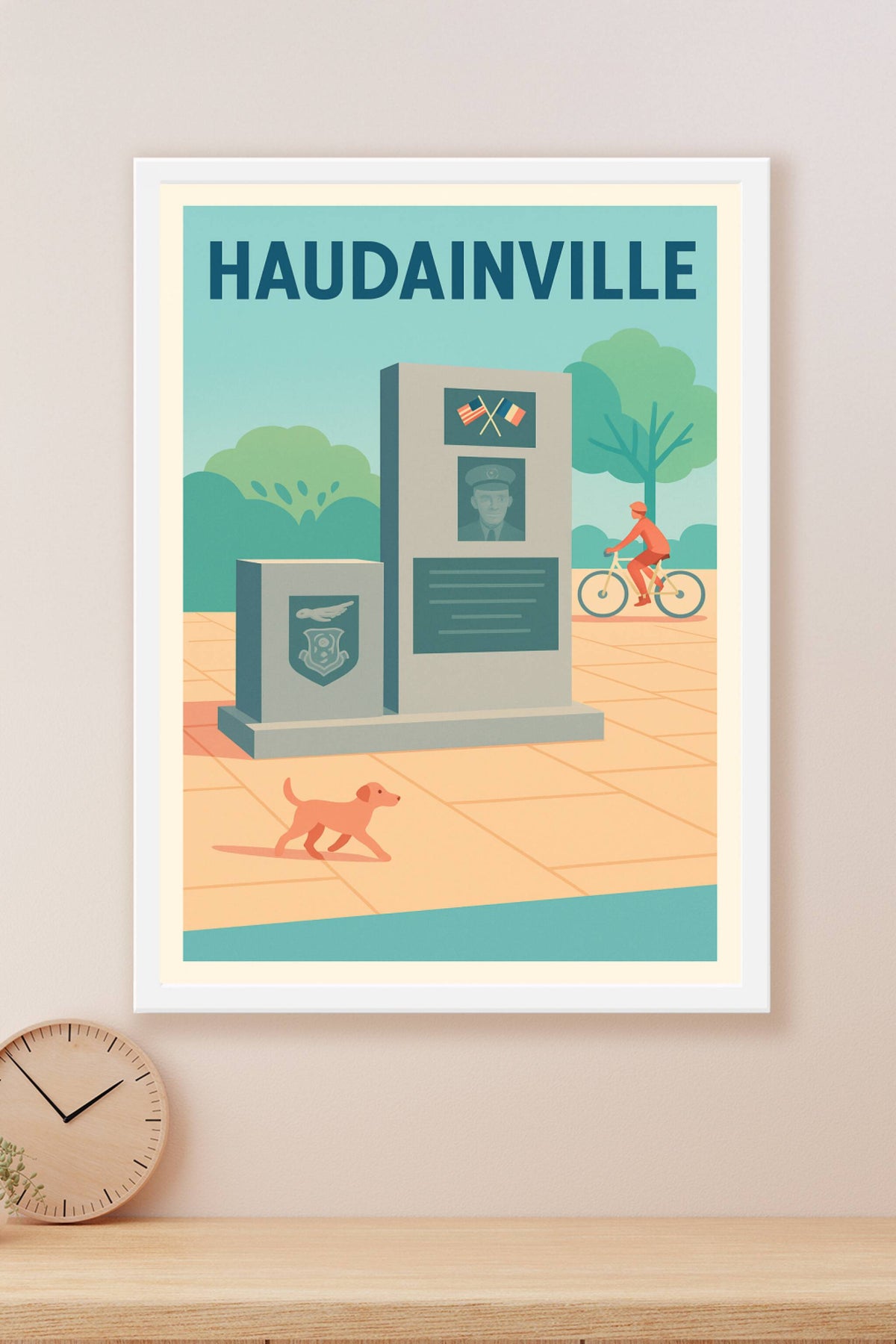 Affiche de Haudainville - Hommage et douceur au cœur de la ville