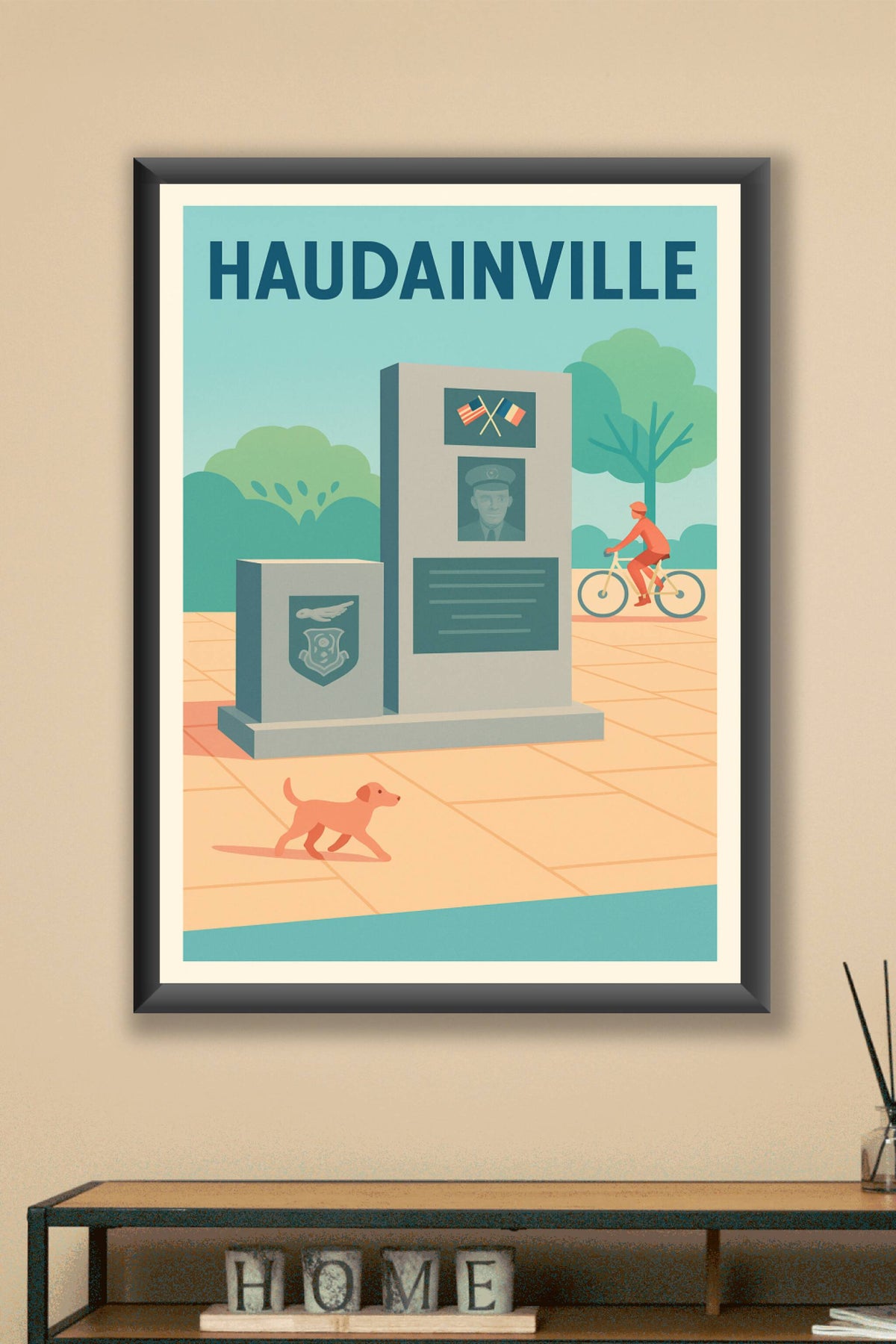 Affiche de Haudainville - Hommage et douceur au cœur de la ville