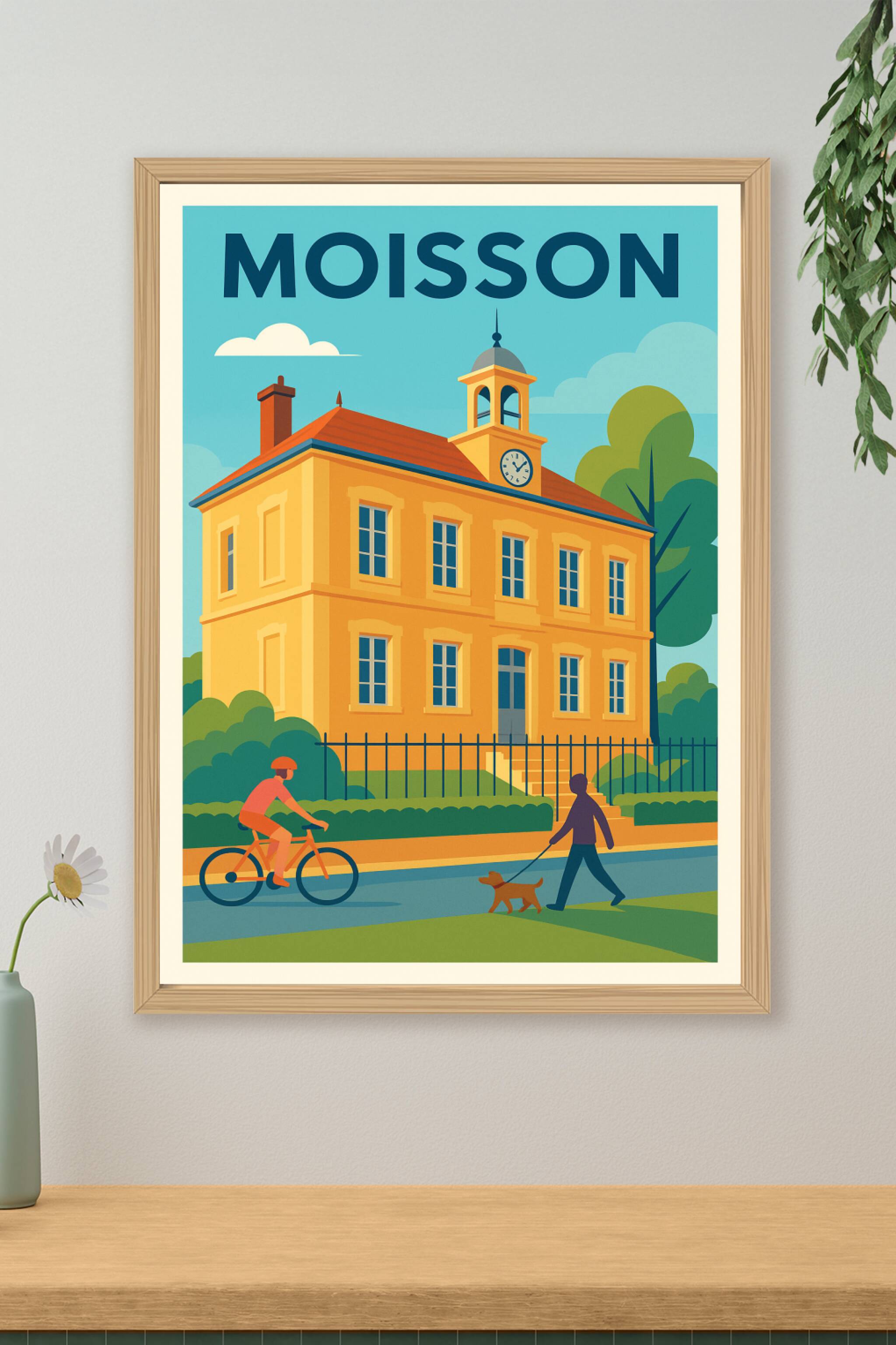 Affiche de Moisson - Charme et sérénité au cœur de la ville