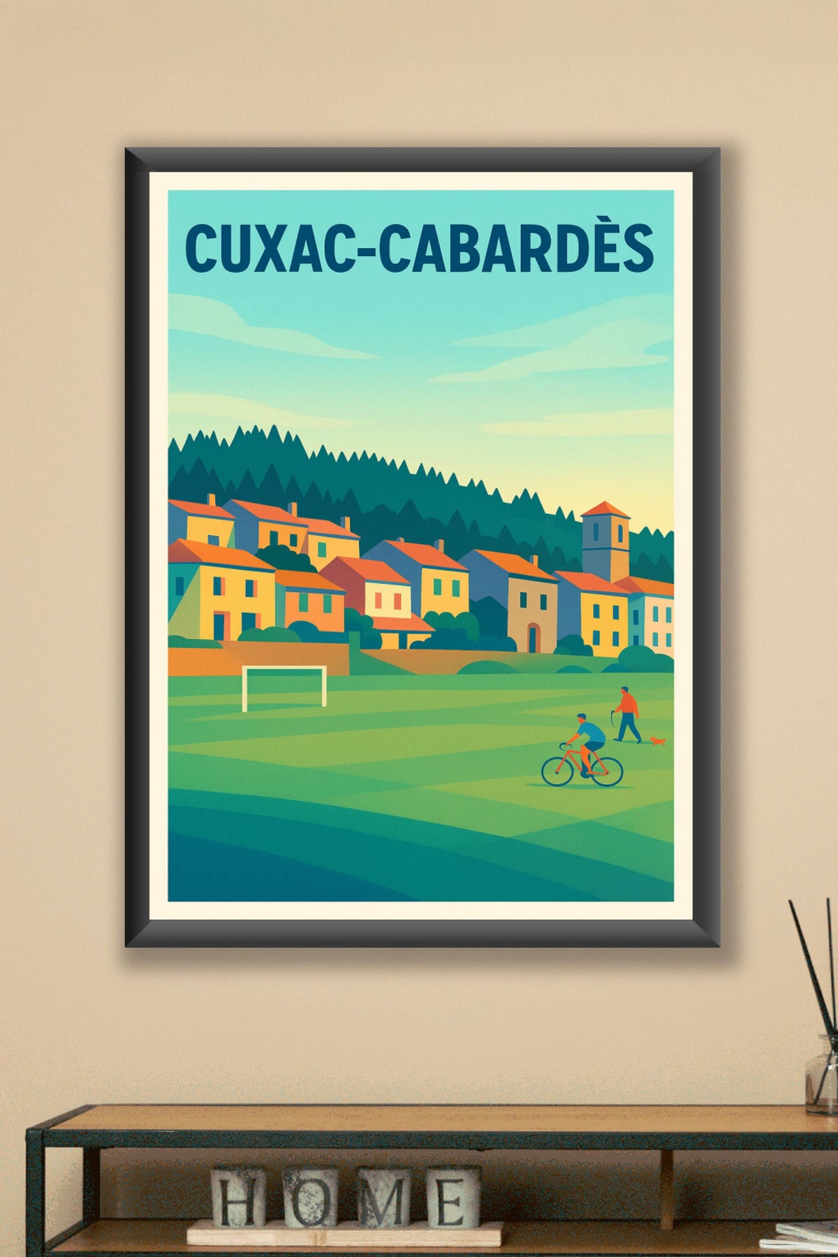 Affiche de Cuxac-Cabardès - Charme villageois et nature apaisante