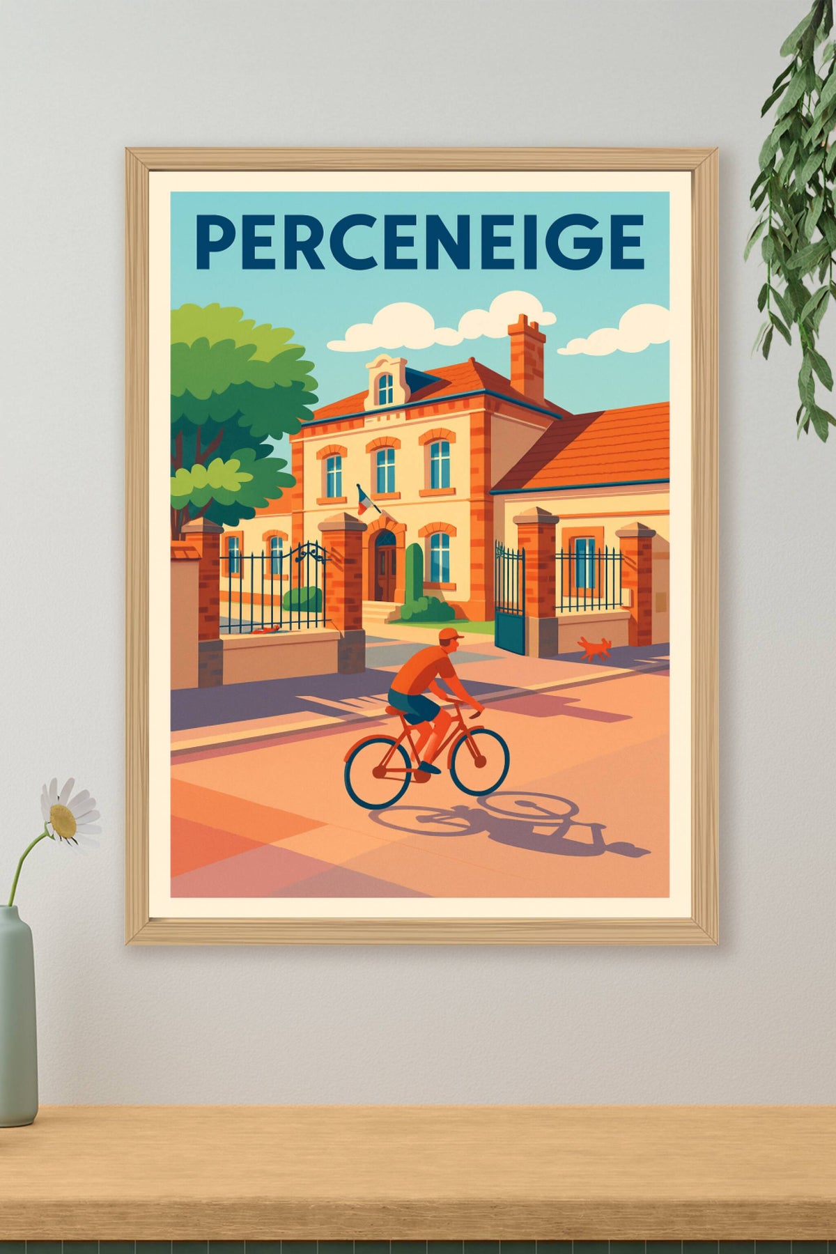 Affiche de Perceneige - Le charme tranquille au fil des saisons