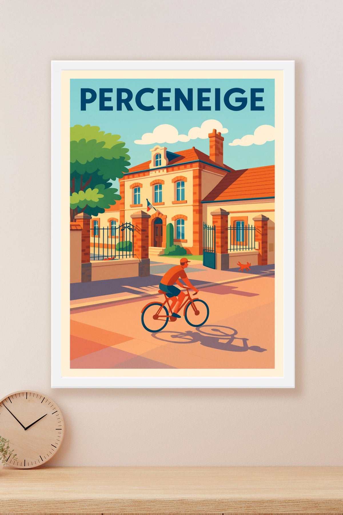 Affiche de Perceneige - Le charme tranquille au fil des saisons