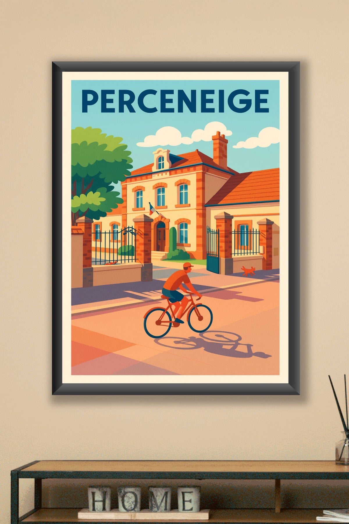 Affiche de Perceneige - Le charme tranquille au fil des saisons
