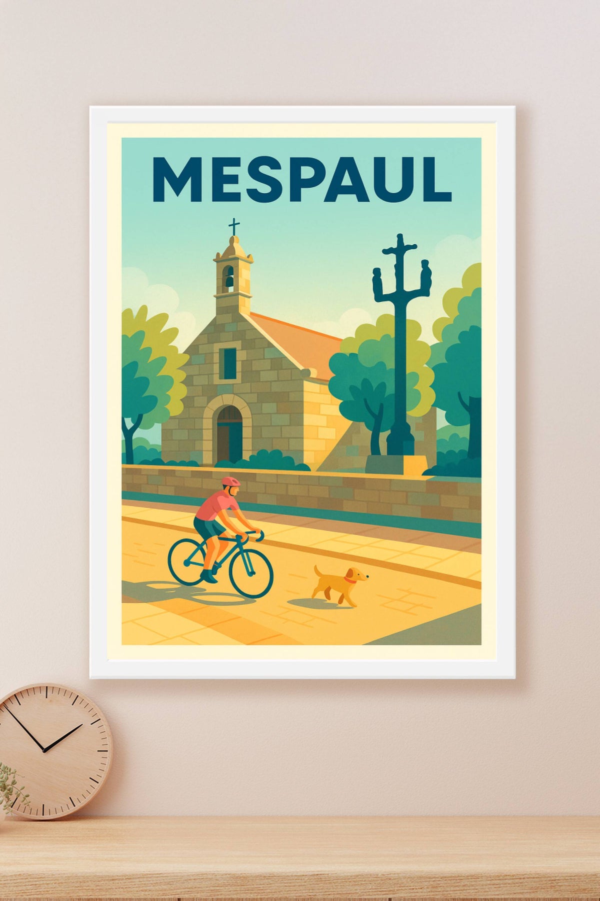 Affiche de Mespaul - Charme paisible de la campagne bretonne