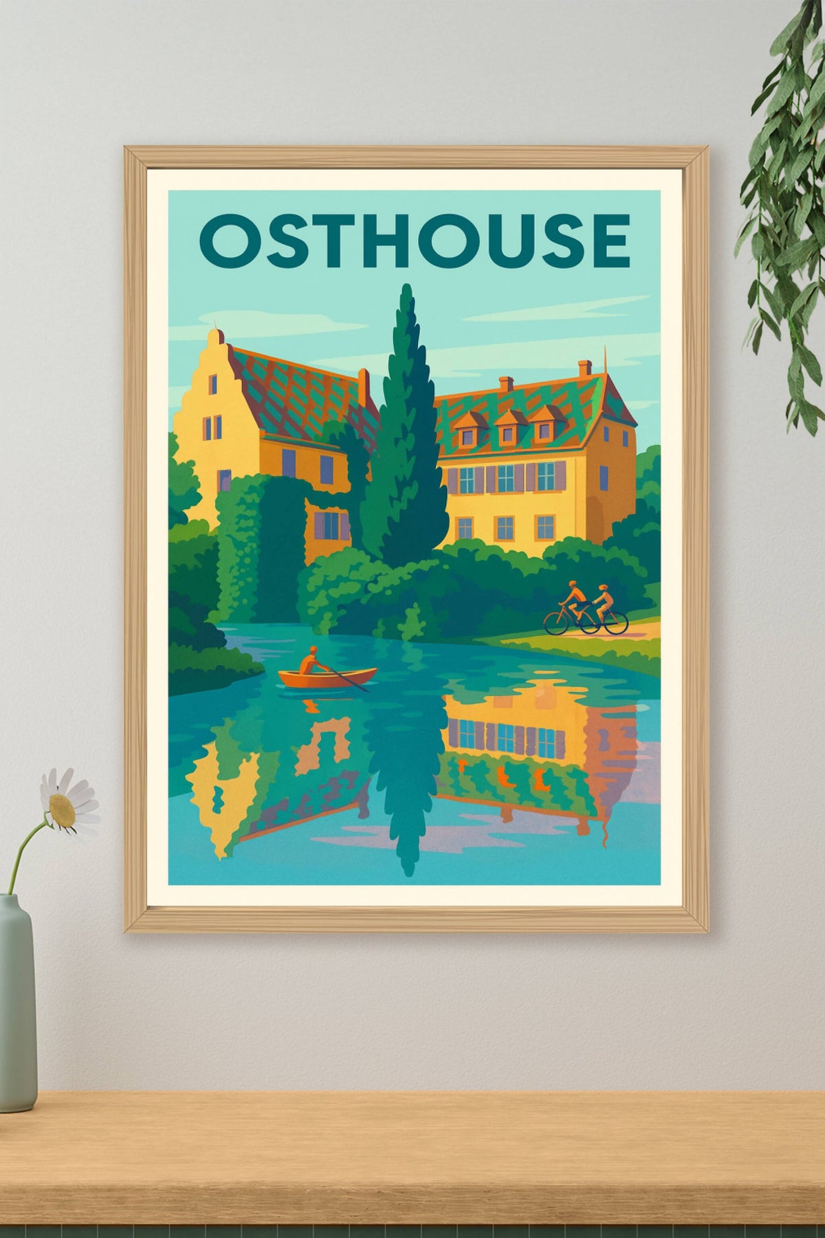 Affiche de Osthouse - Charme et sérénité au fil de l'eau