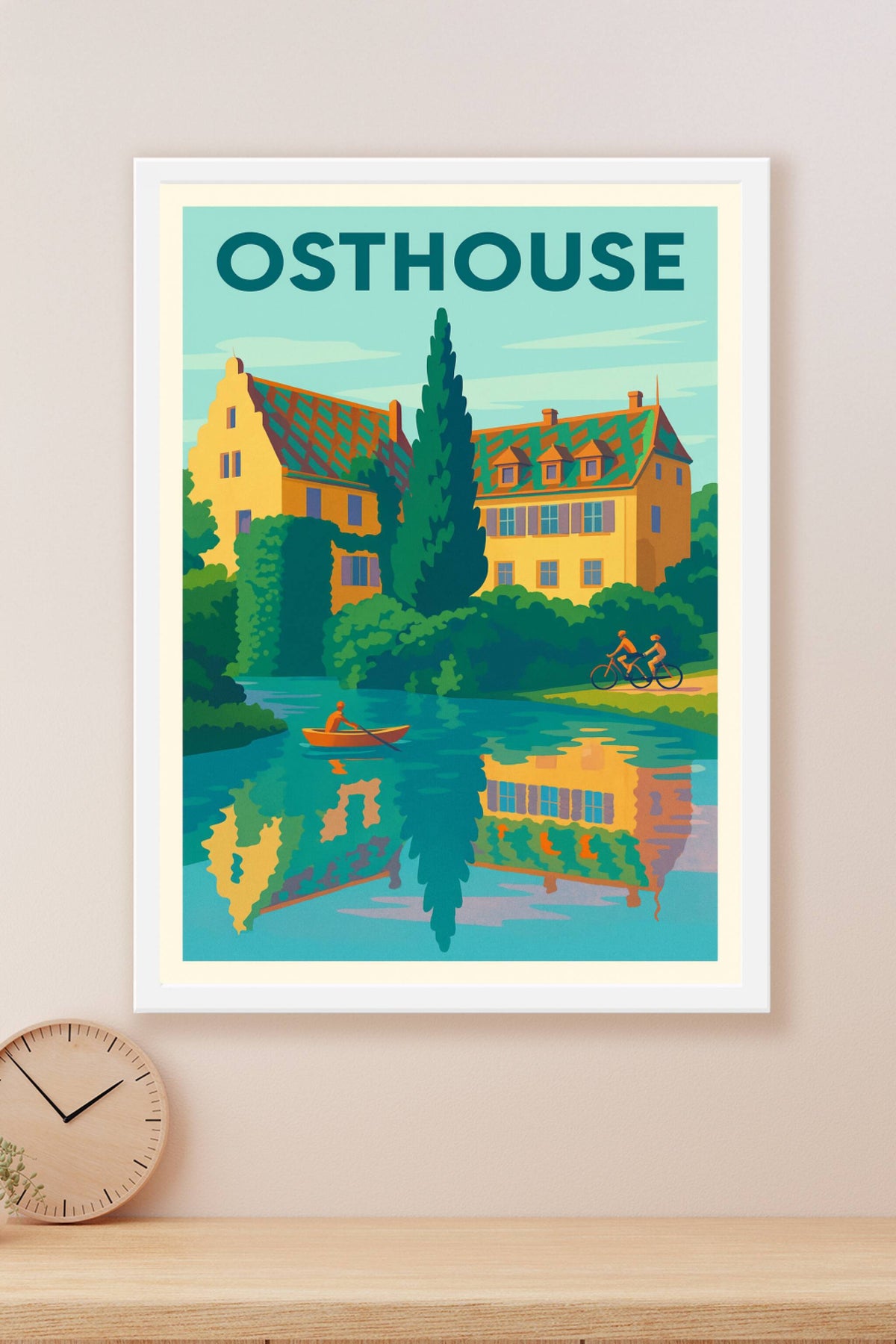 Affiche de Osthouse - Charme et sérénité au fil de l'eau