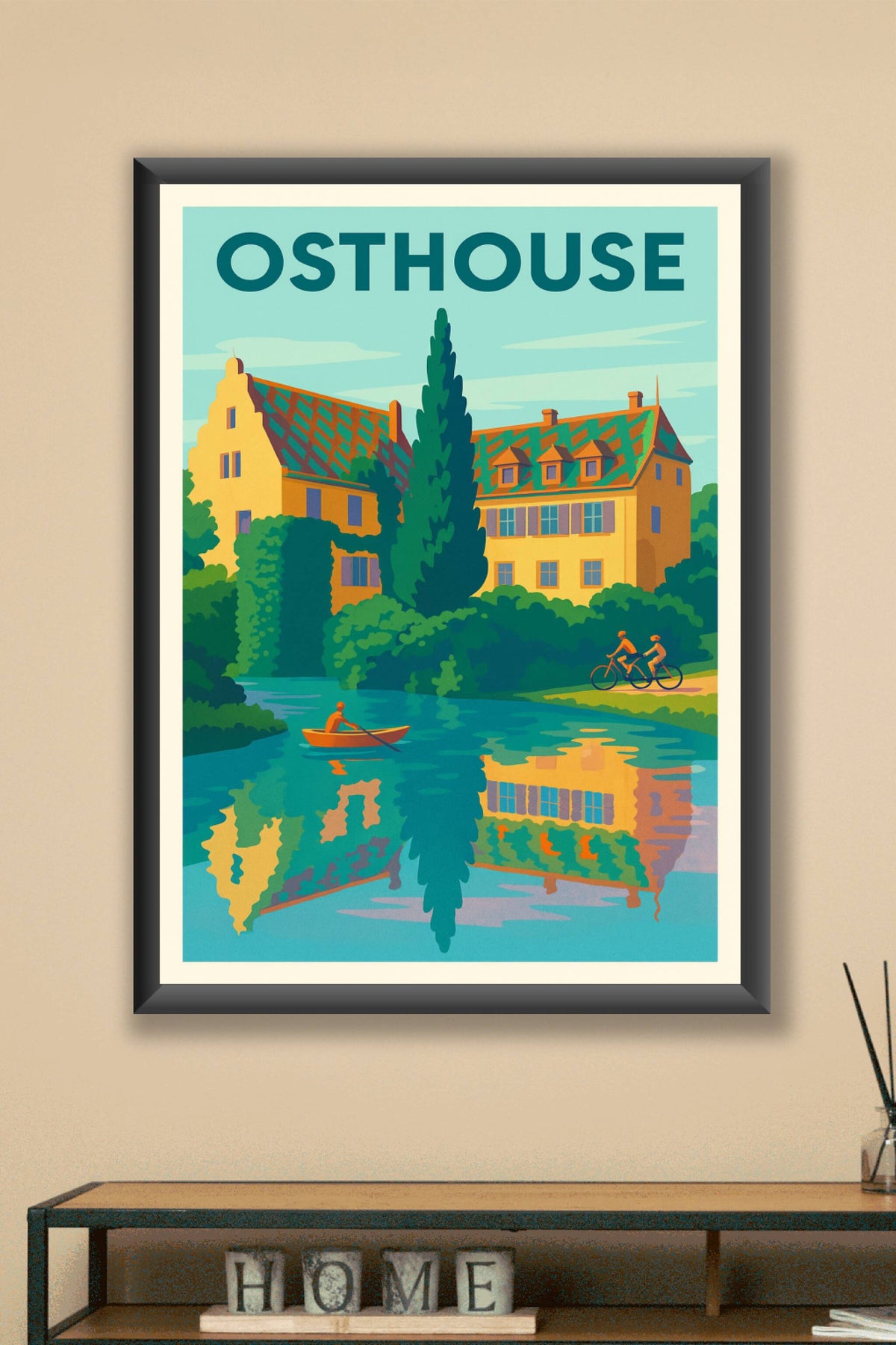 Affiche de Osthouse - Charme et sérénité au fil de l'eau