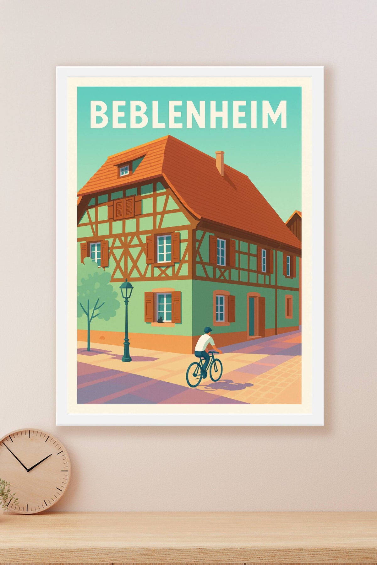 Affiche de Beblenheim - Charme alsacien et douceur de vivre
