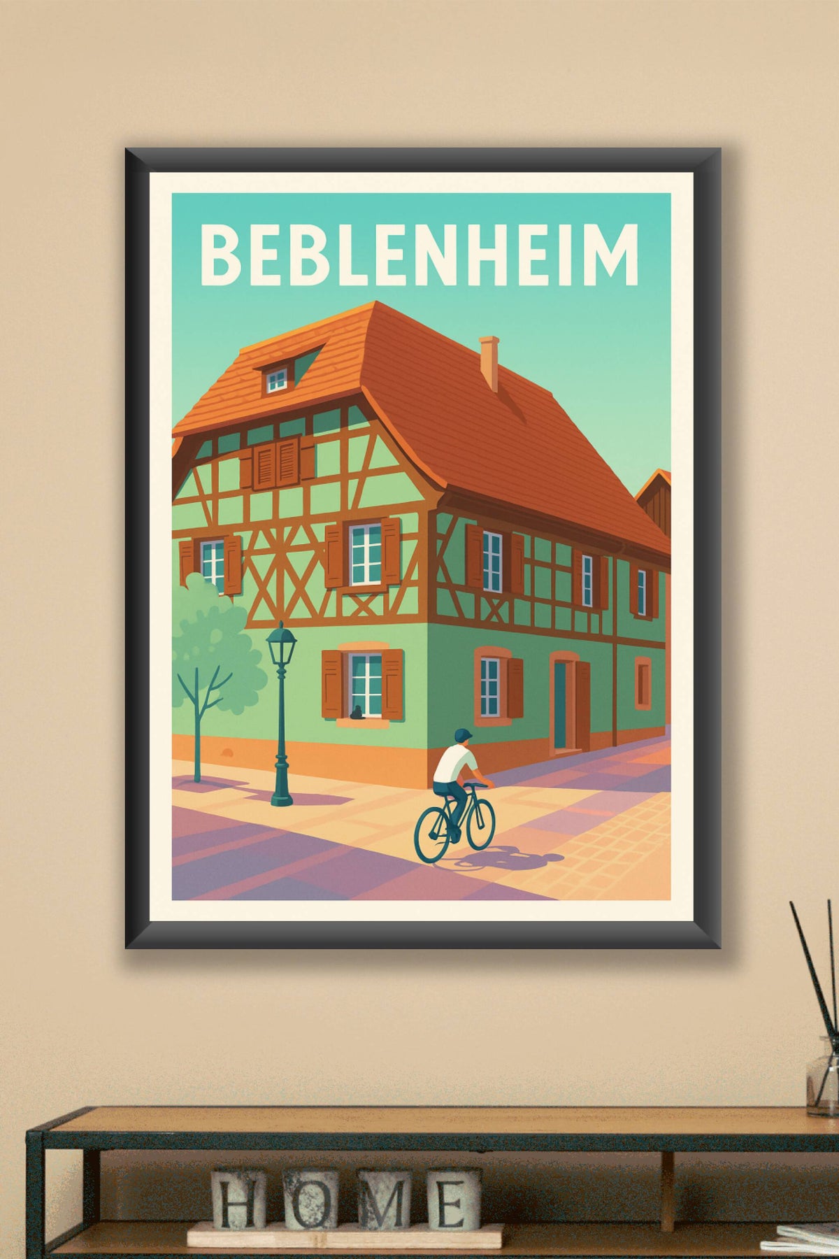Affiche de Beblenheim - Charme alsacien et douceur de vivre