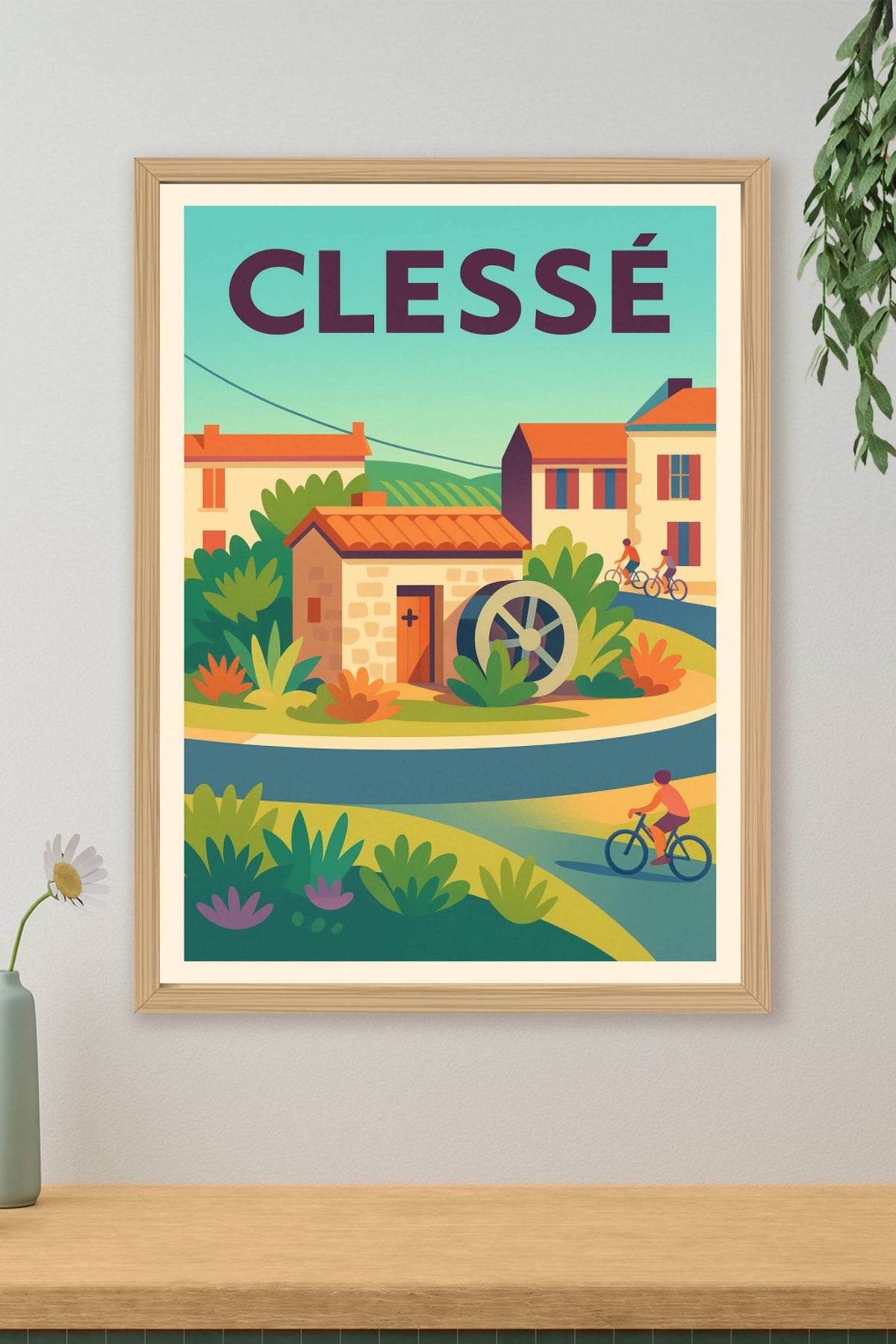 Affiche de Clessé - Charme et détente au cœur de la Bourgogne
