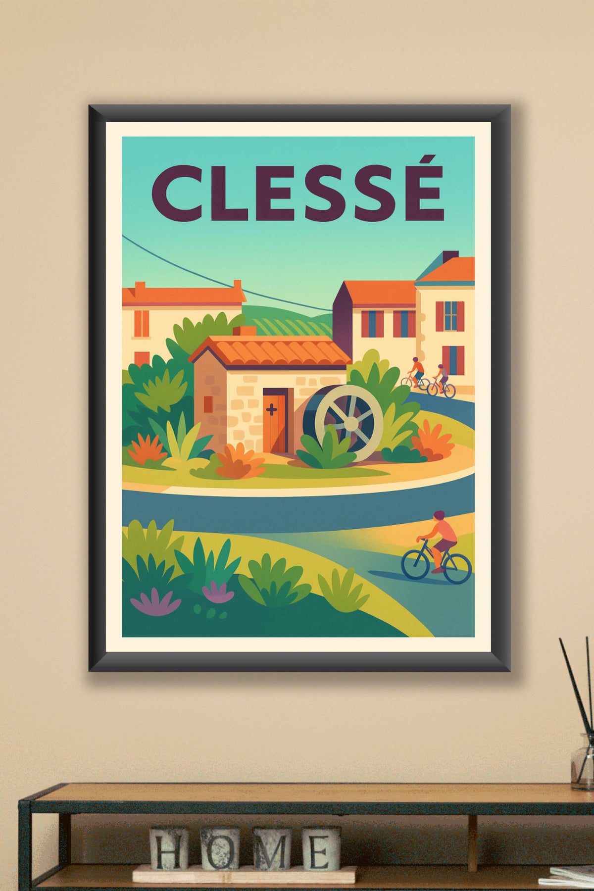Affiche de Clessé - Charme et détente au cœur de la Bourgogne